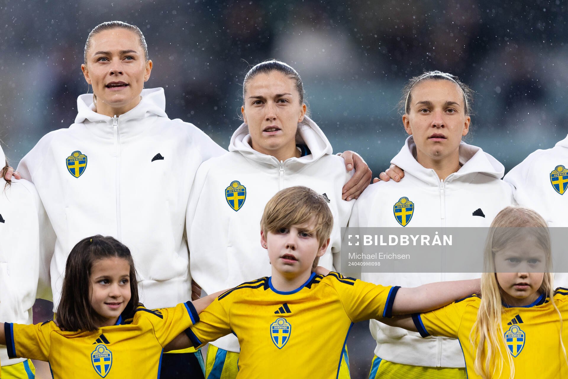 Fridolina Rolfö, Filippa Angeldahl and Julia Zigiotti Olme