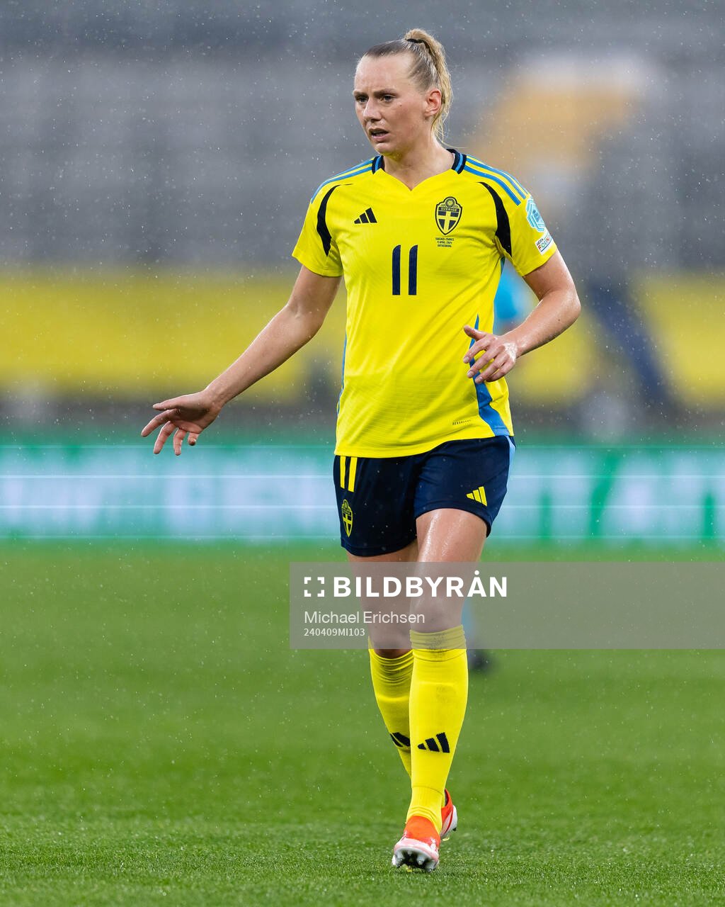 Stina Blackstenius of Sweden