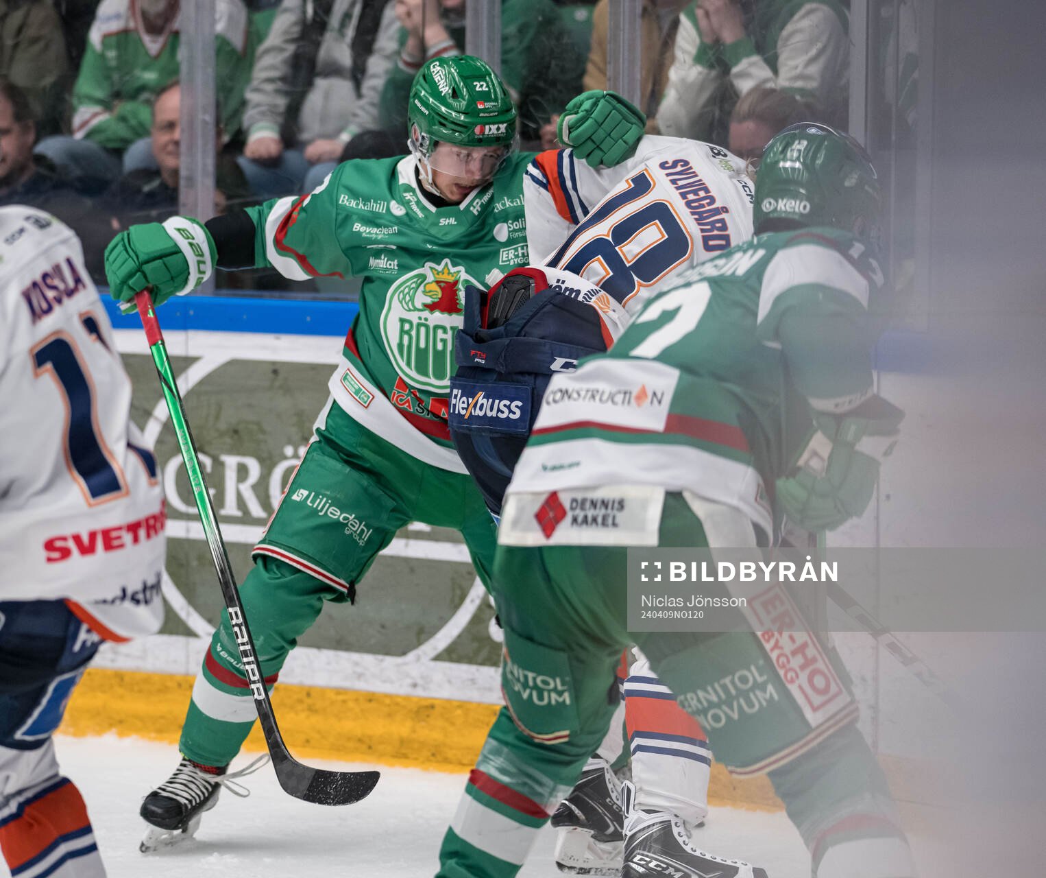 Rögles Samuel Jonsson och Växjös Marcus Sylvegård