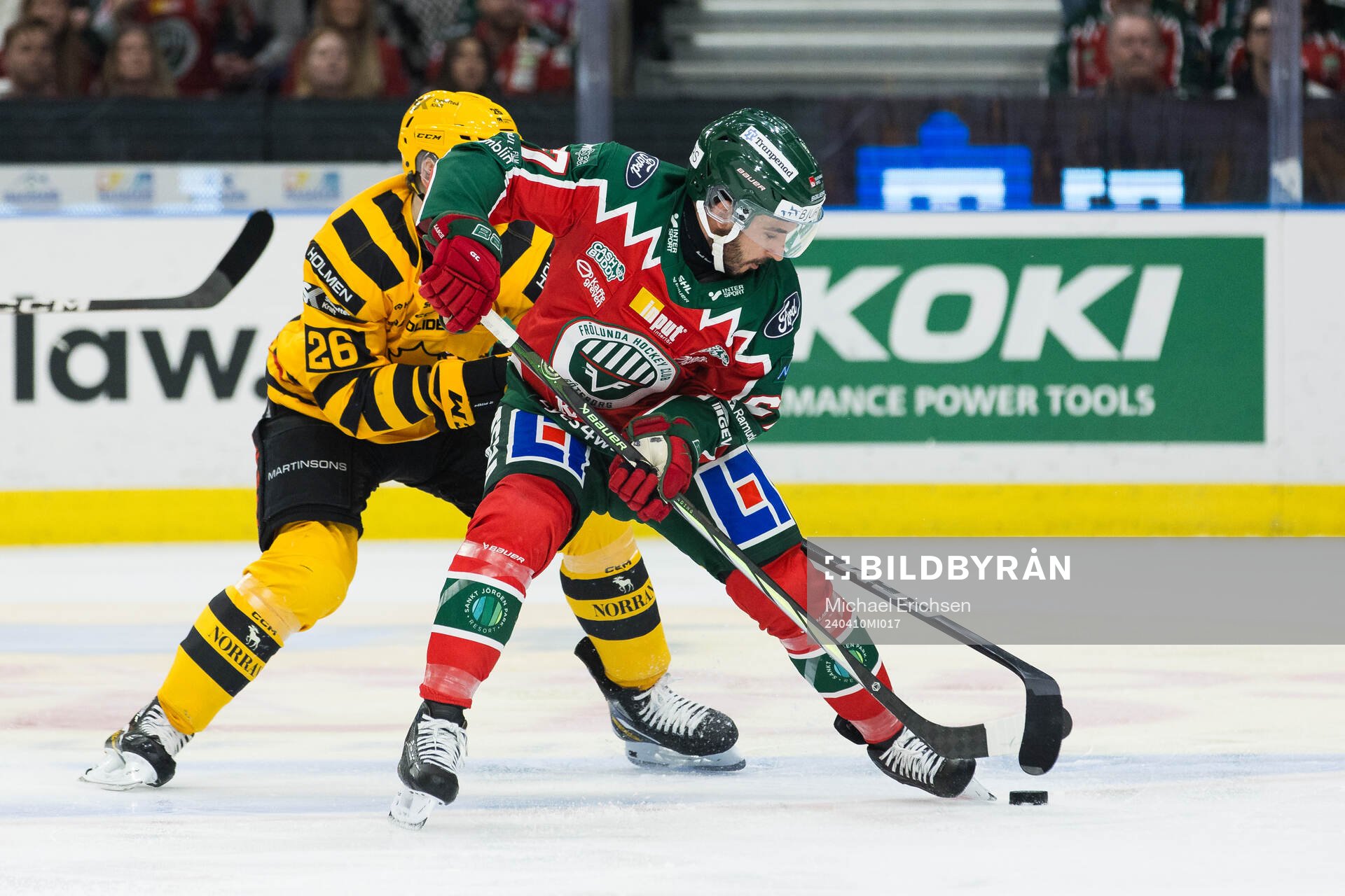 Skellefteås Simon Robertsson och Frölundas Jayden