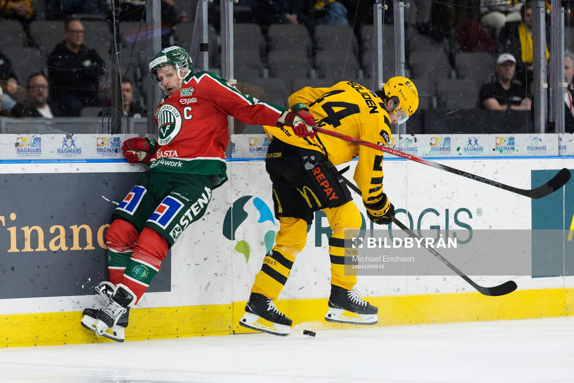 Frölundas Max Friberg och Skellefteås Elias Salomonsson