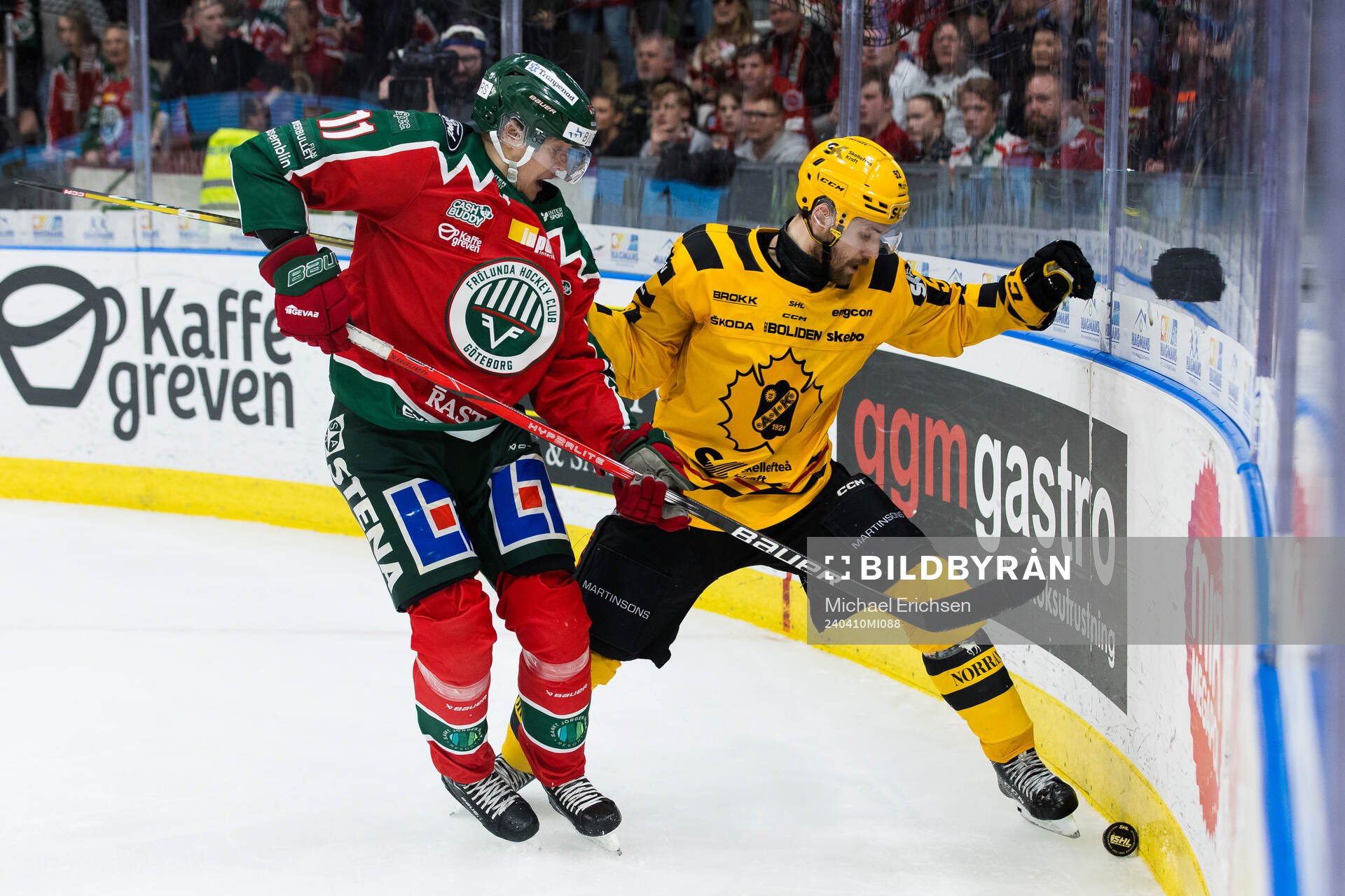 Frölundas Erik Borg och Skellefteås Arvid Lundberg