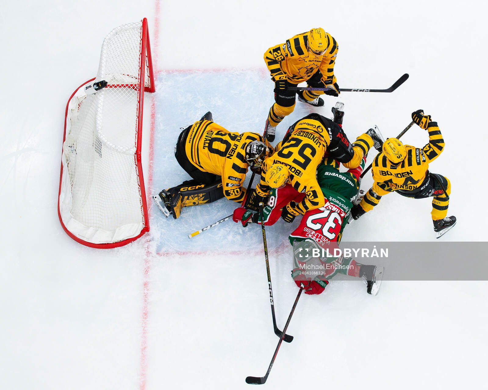 Frölundas Carl Klingberg och Noah Hasa