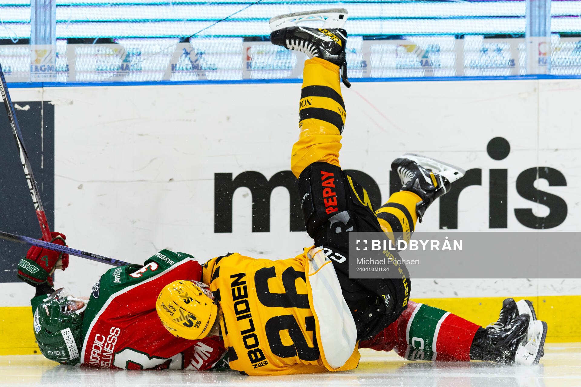 Frölundas Albin Sundin och Skellefteås Simon Robertsson