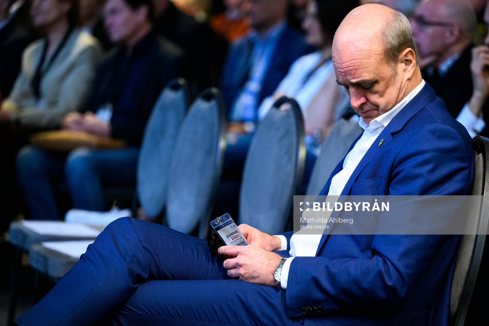 Fredrik Reinfeldt, president of the Swedish Football