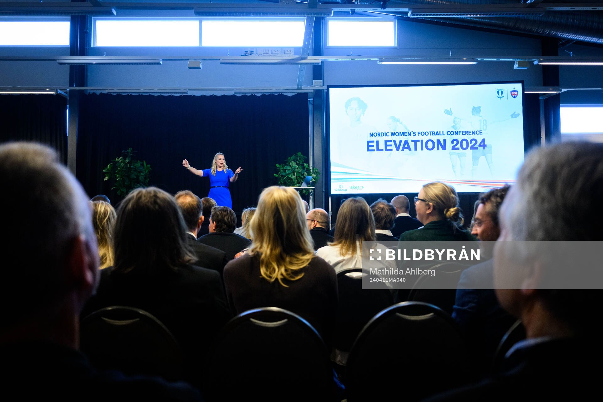 Anna Brolin during the event Elevation 2024 on April 11, 2024 in Malmö. 
