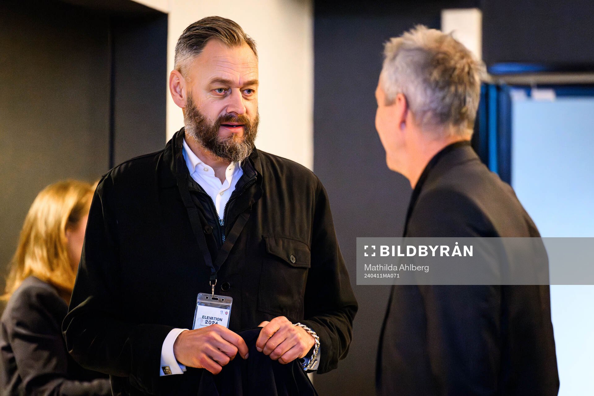 Olof Lundh, Fotbollskanalen during the event Elevation 2024 on April 11, 2024 in Malmö. 