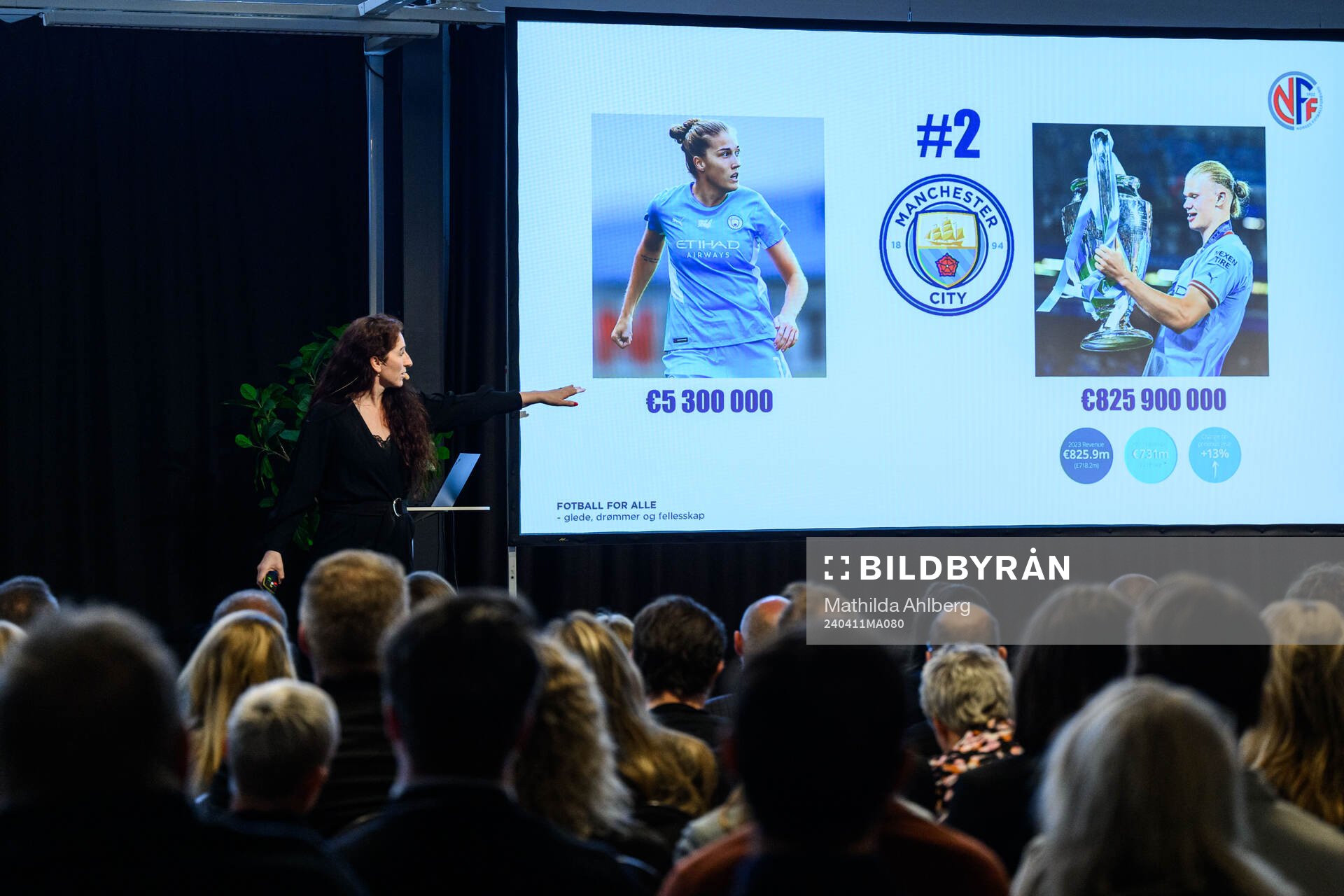 Lise Klaveness, president of the Norwegian Football