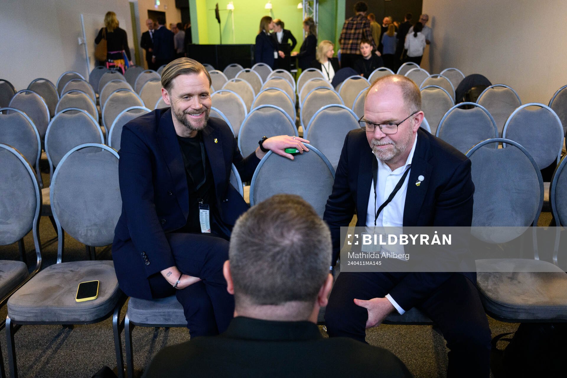 Marcus Jodin, club manager of Häcken and Anders Billström