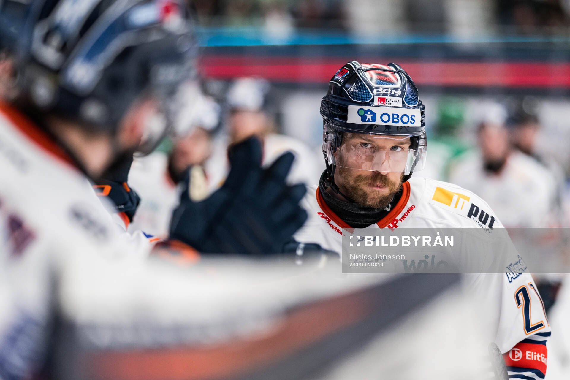 Växjös Brian Cooper jublar