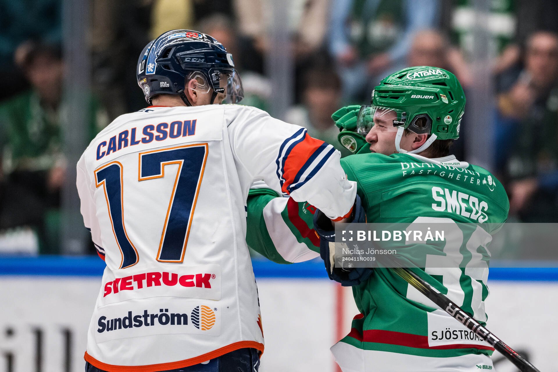 Växjös Gabriel Carlsson och Rögles Axel Smeds