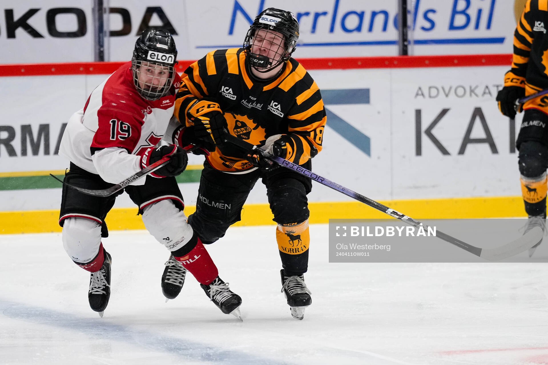 Örebros Eric Nilson och Skellefteås Calle Edin