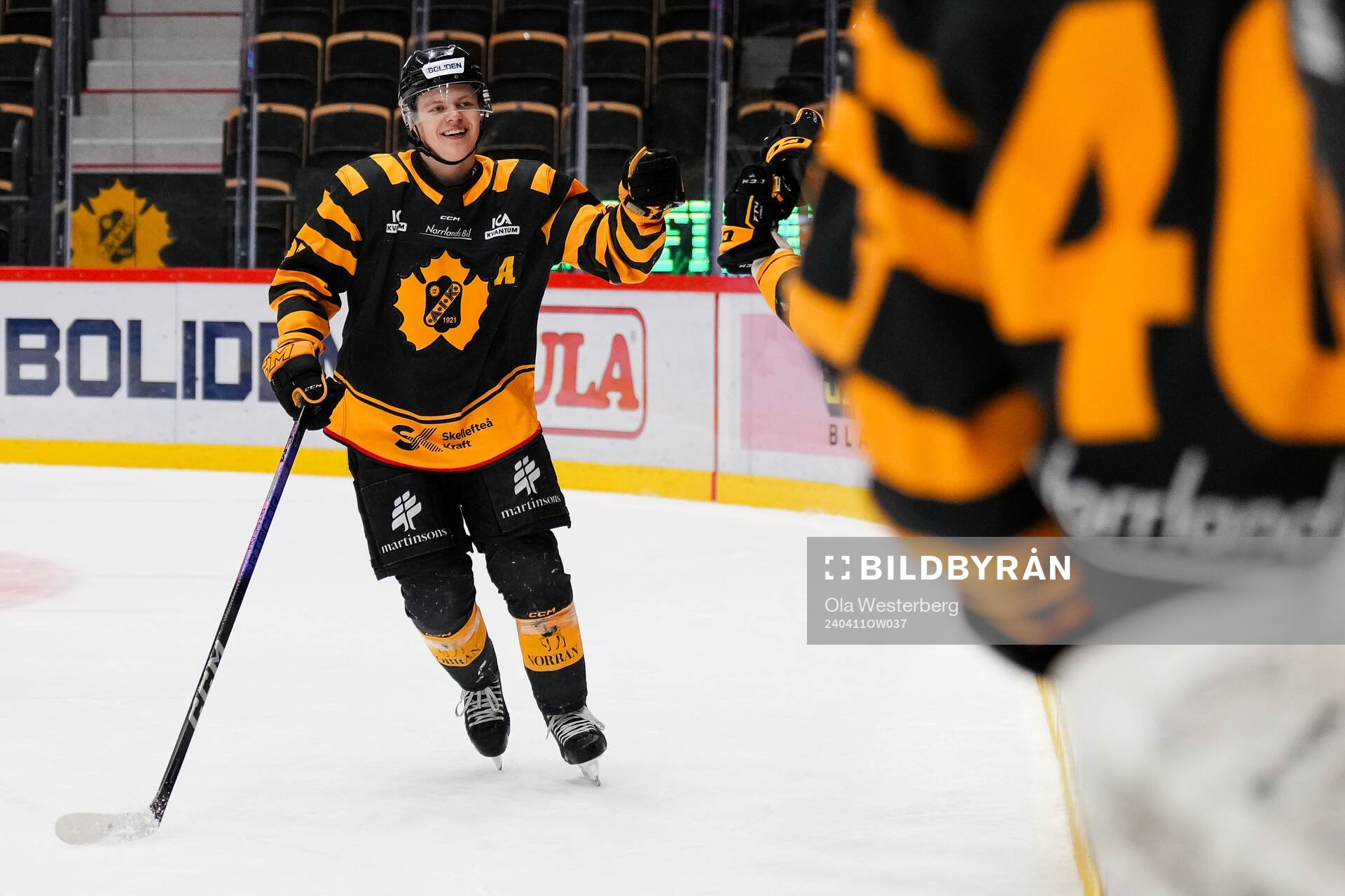 Skellefteås Oskar Vuollet gör 2-1
