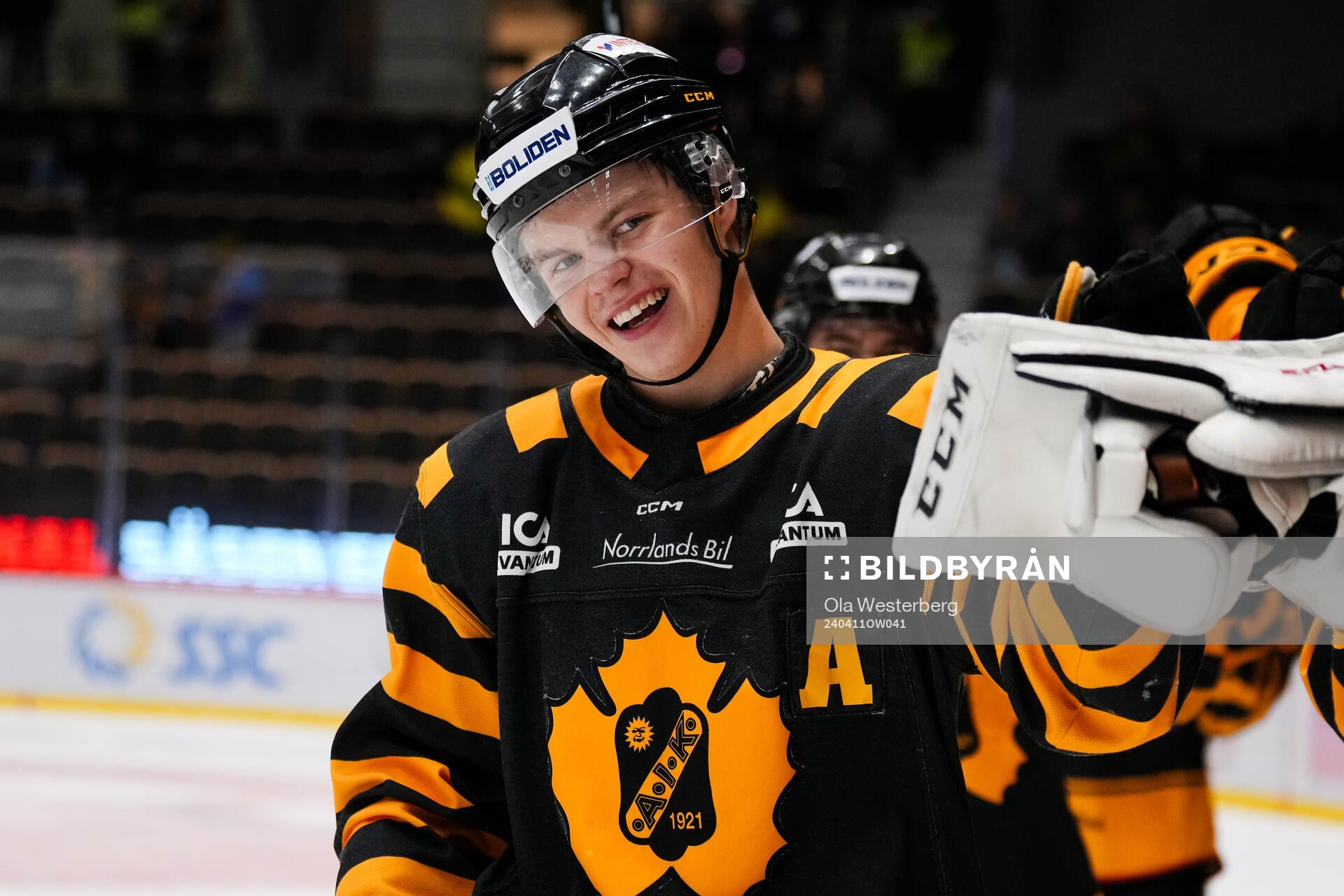 Skellefteås Oskar Vuollet gör 2-1