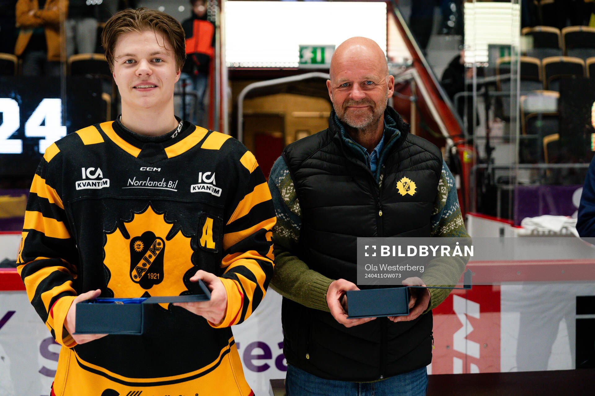 Skellefteås Oskar Vuollet och Petter Mikaelsson