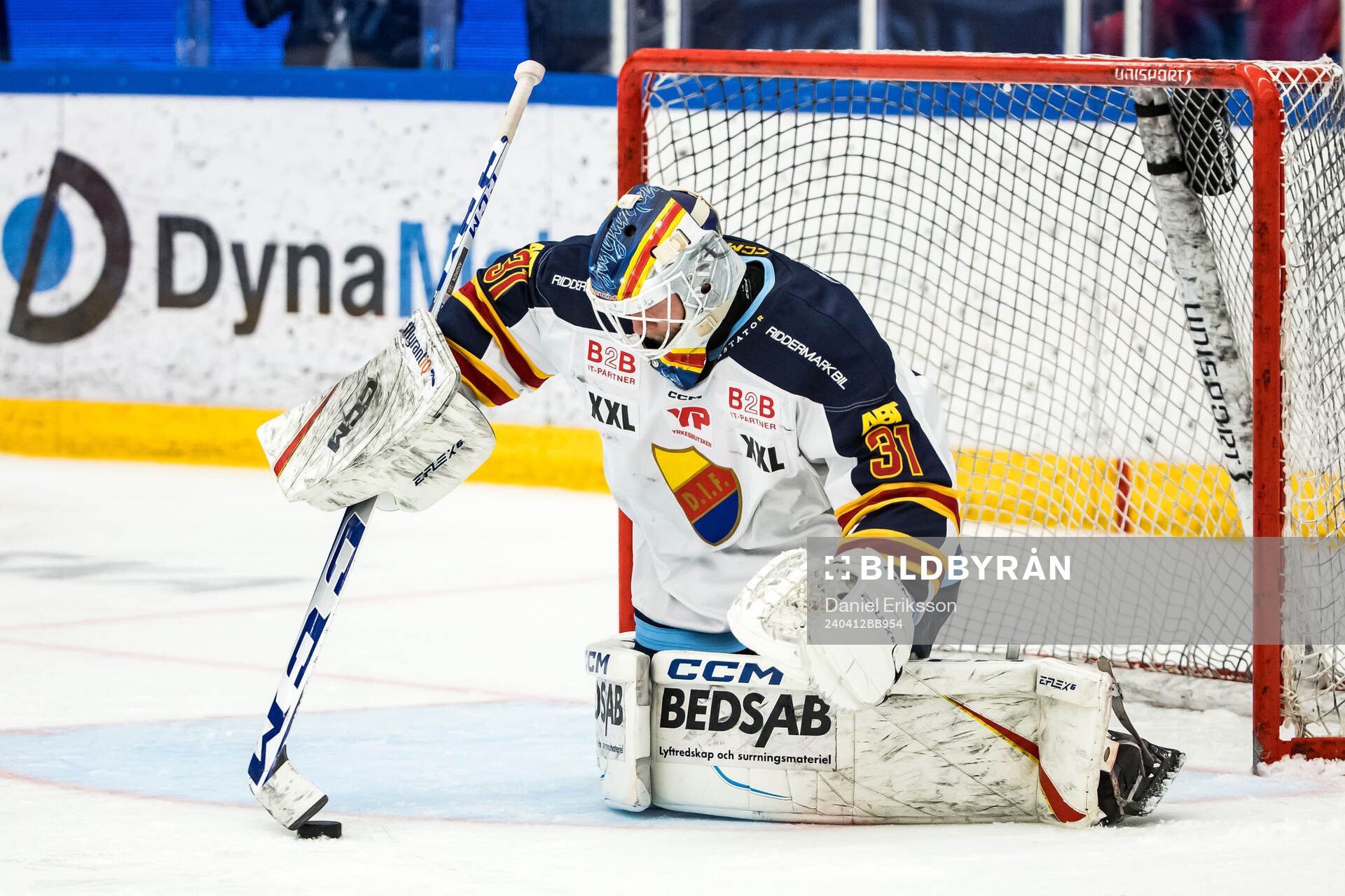 Djurgårdens målvakt Viktor Andrén