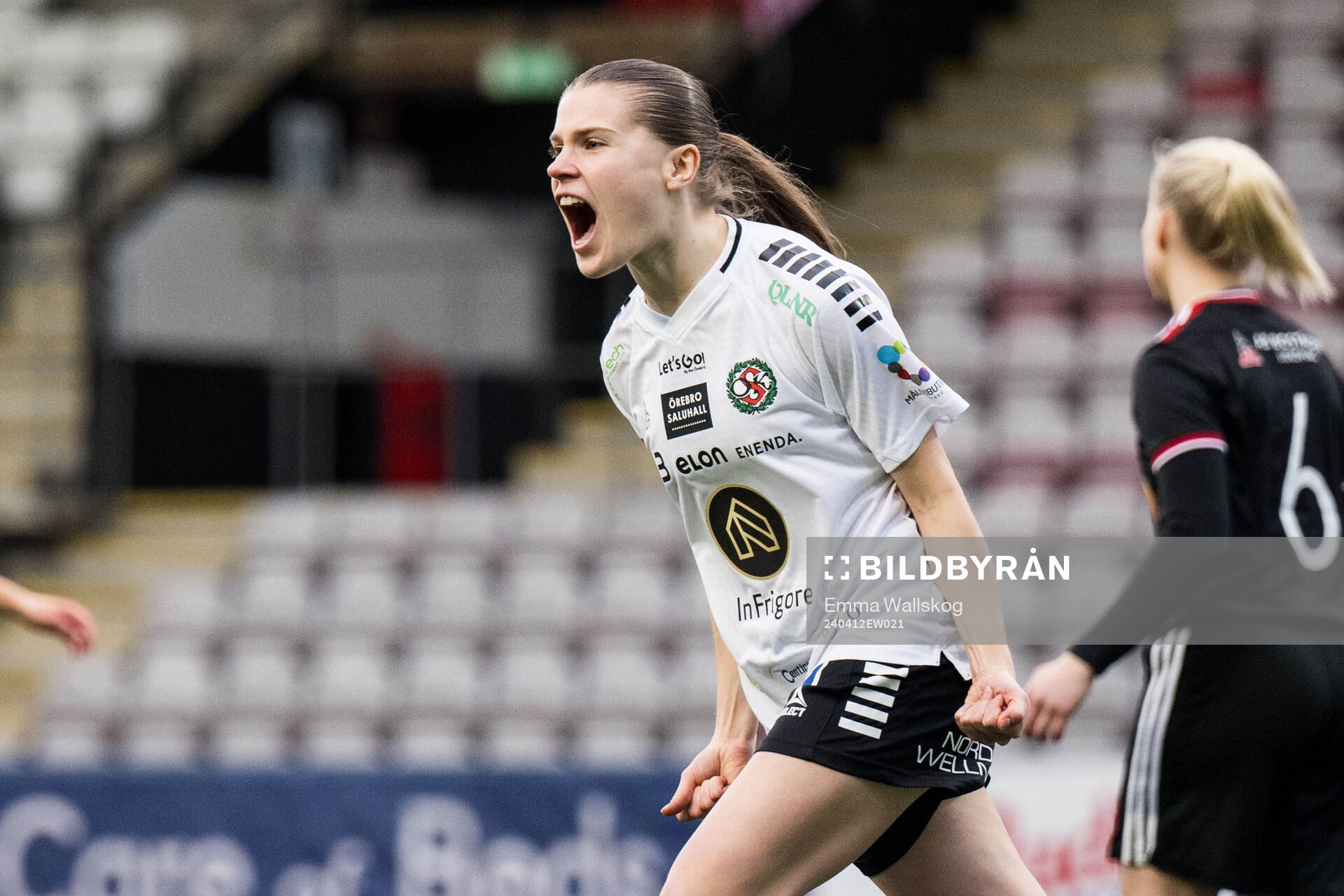 Örebros Cornelia Karlsson jublar