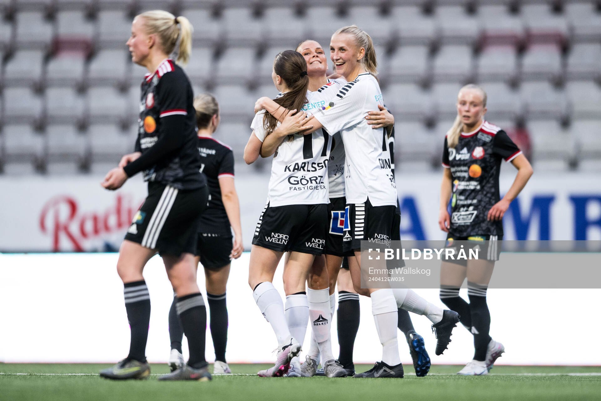 Örebros Cornelia Karlsson, Agnes Andersson och Ella