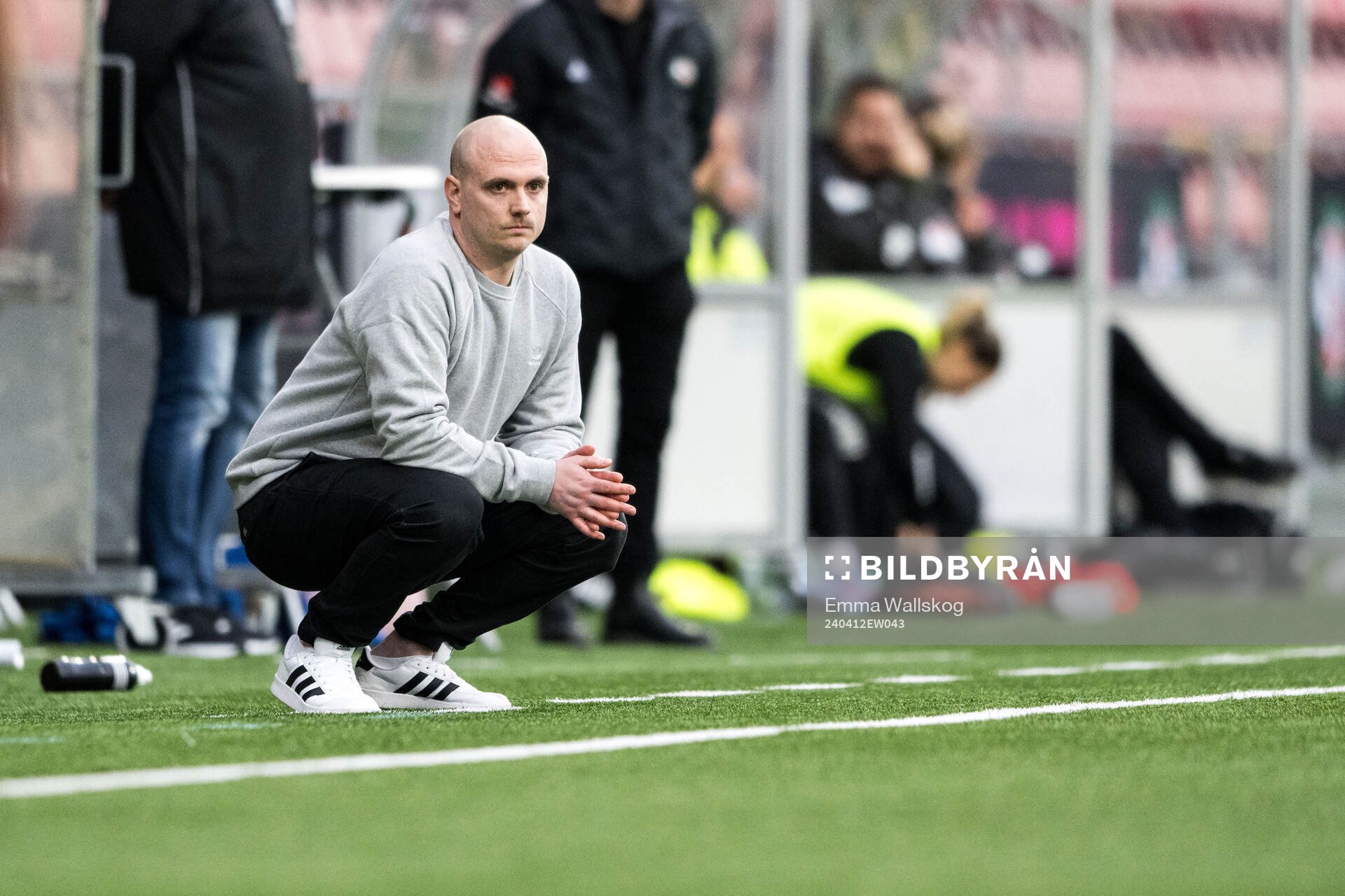 Lidköpings tränare Robin Carlén