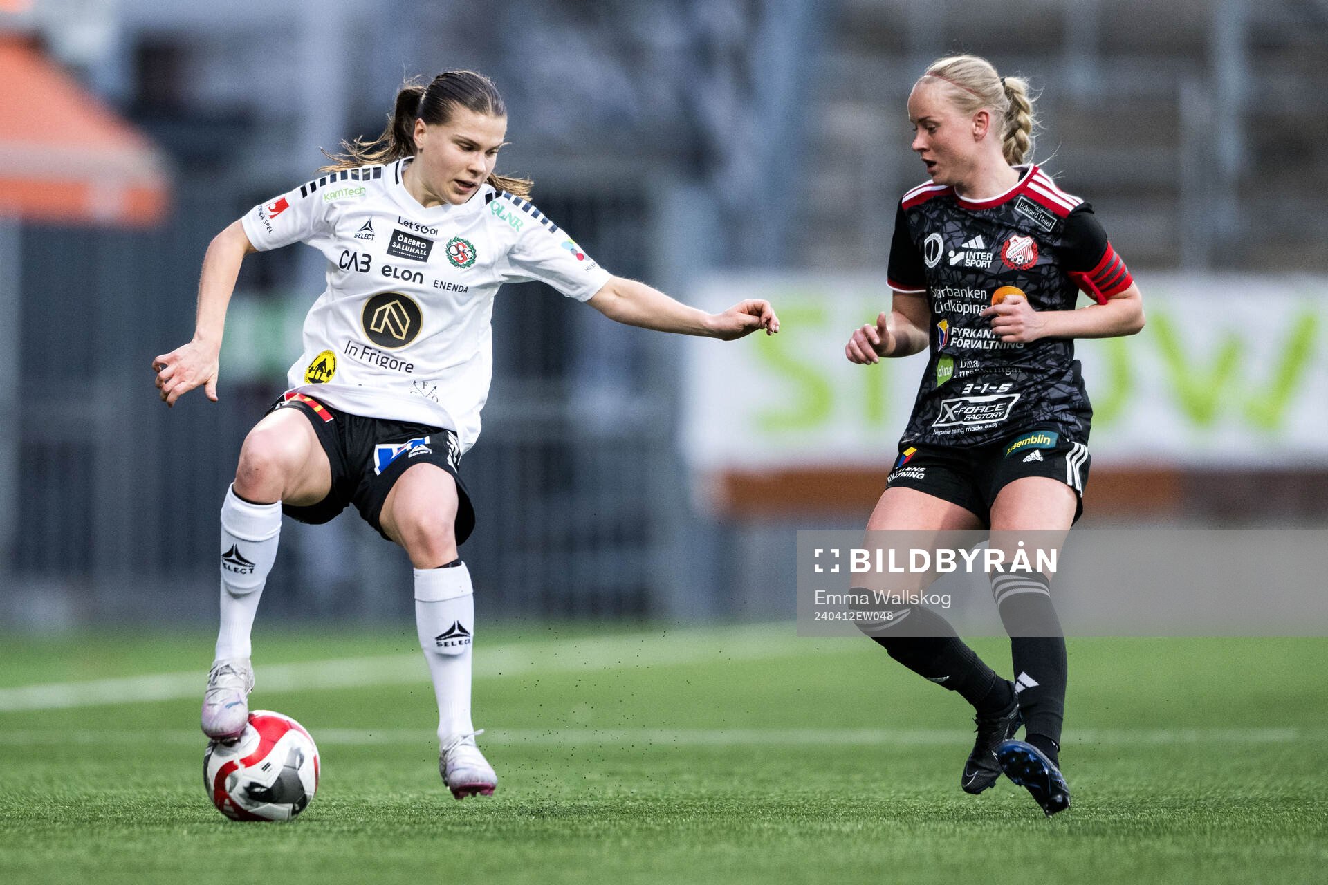 Örebros Cornelia Karlsson och Lidköpings Jenny Stadin