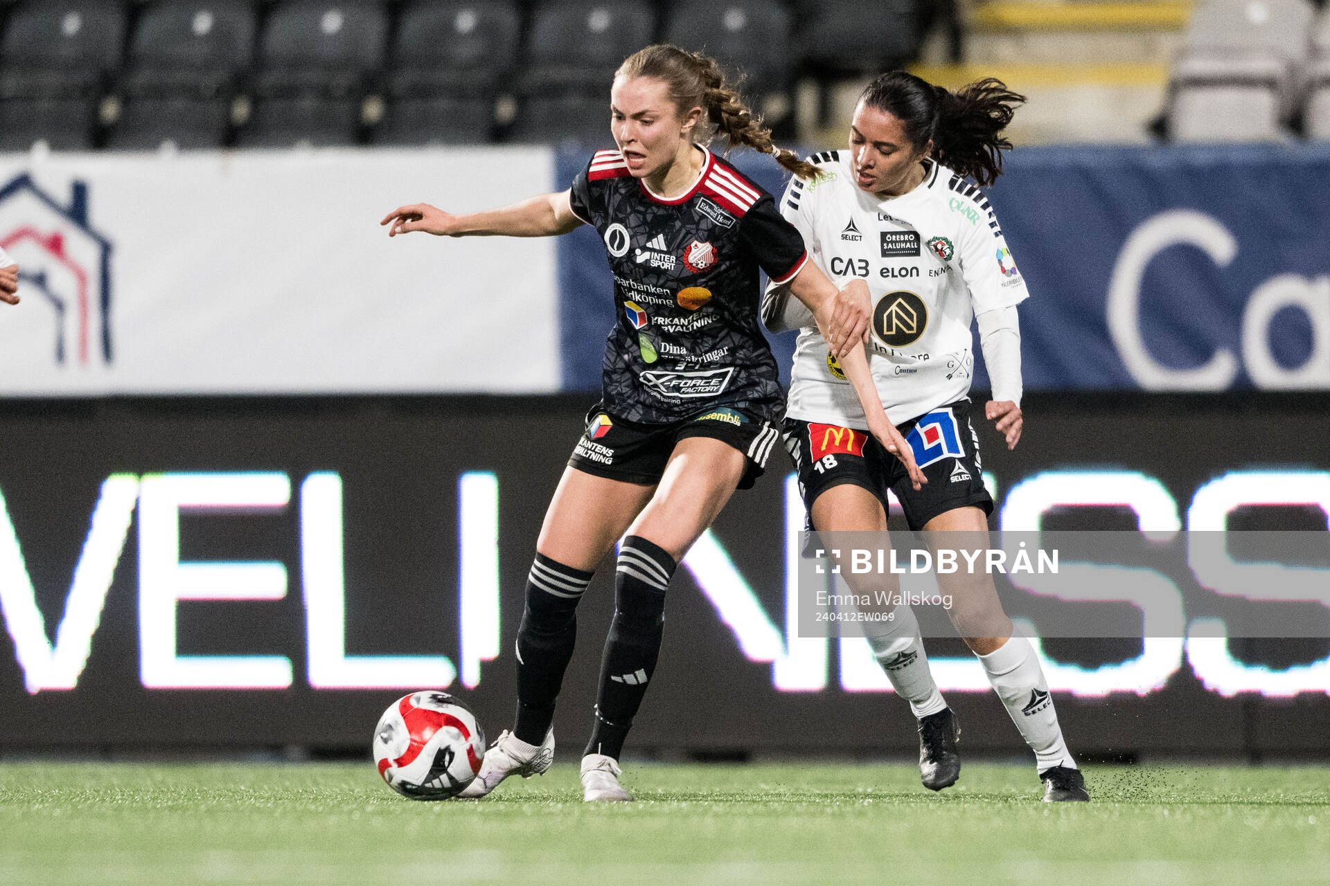 Lidköpings Astrid Nyquist och Örebros Moa Arlebo