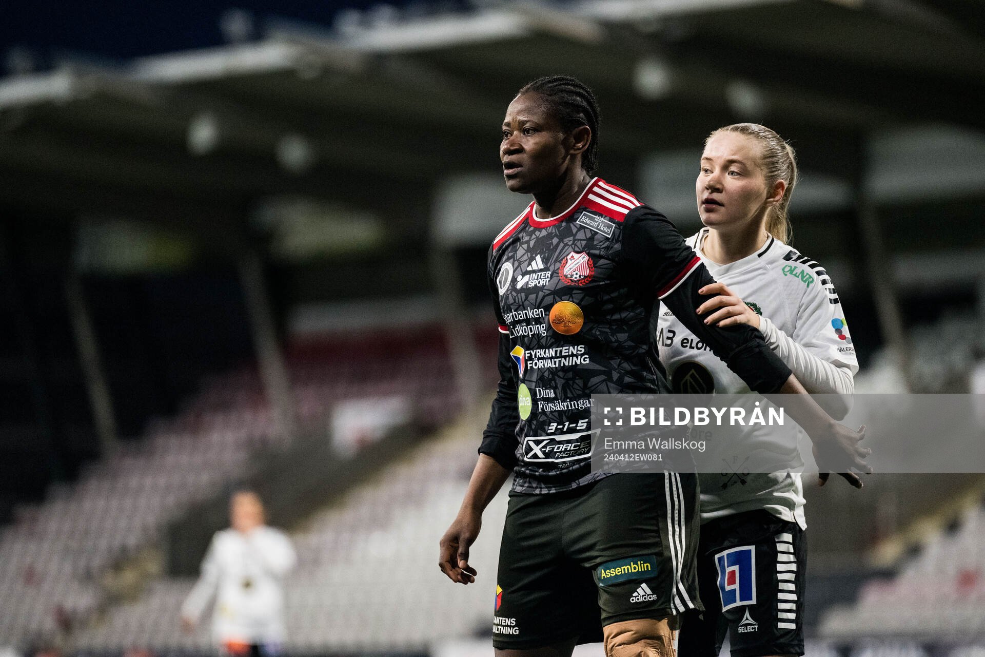 Lidköpings Sarah Michael och Örebros Selma Rajakangas
