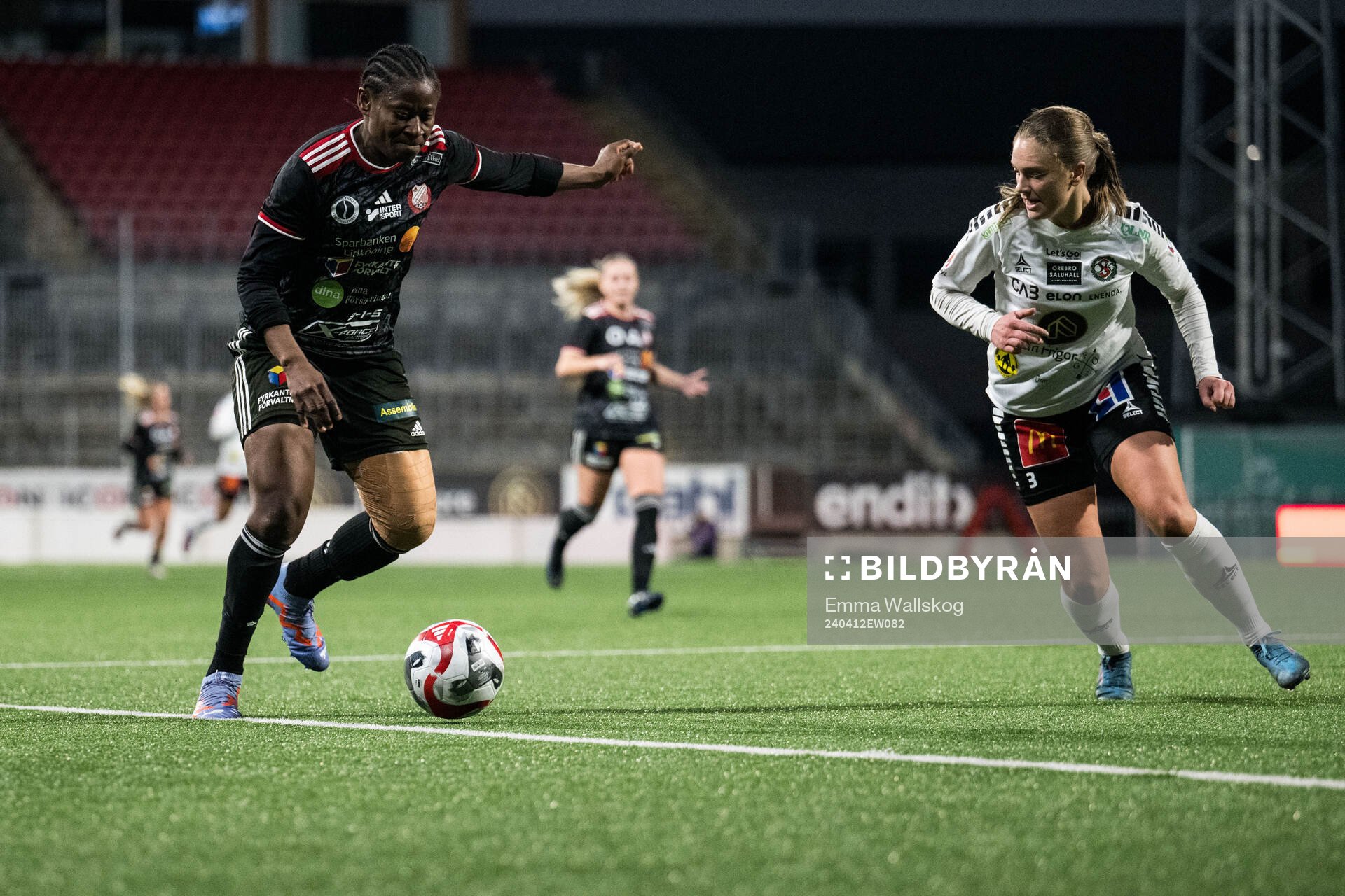 Lidköpings Sarah Michael och Örebros Josefine Eklund