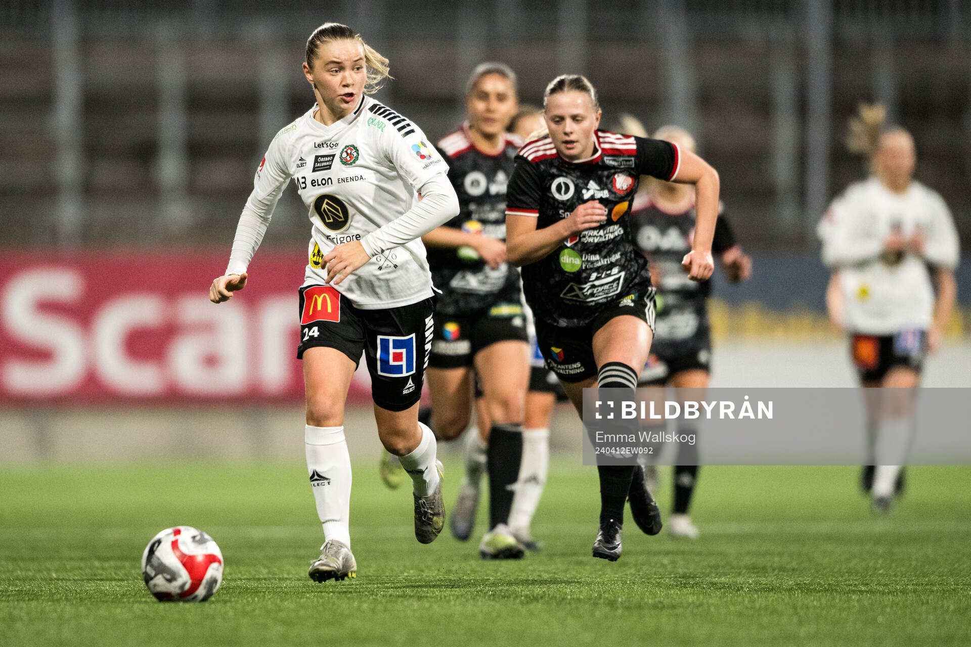 Örebros Selma Rajakangas och Lidköpings Tilde Ahlén