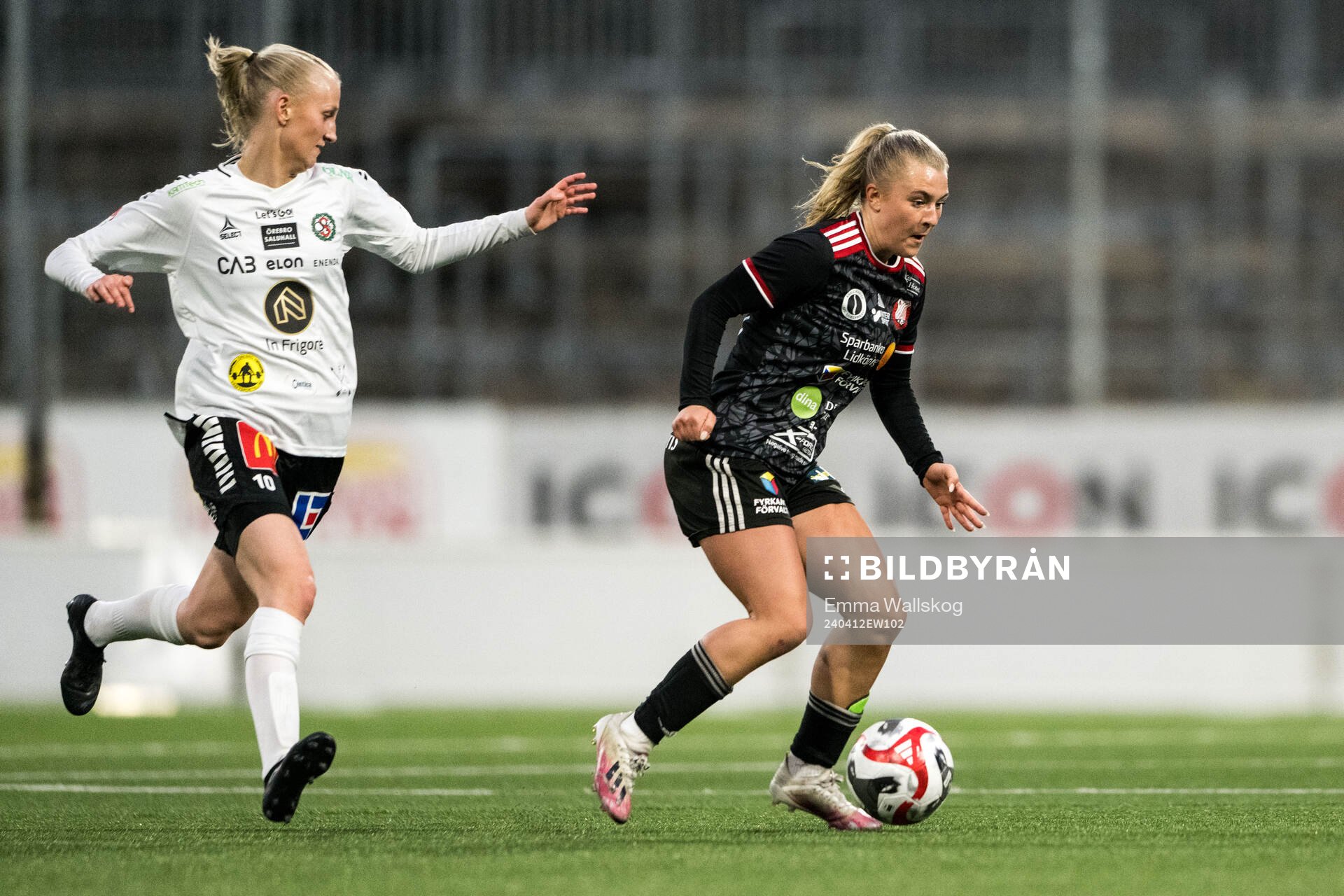 Lidköpings Julia Elvbo och Örebros Ella Gunnarsson
