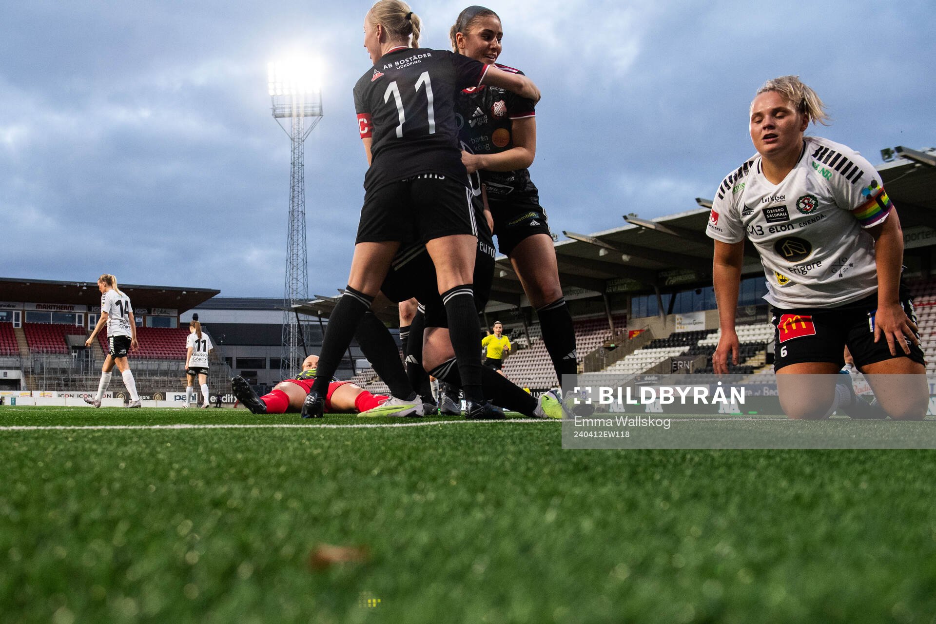 Lidköpings Linnea Strömberg, Julia Elvbo och Ida Ahlbom