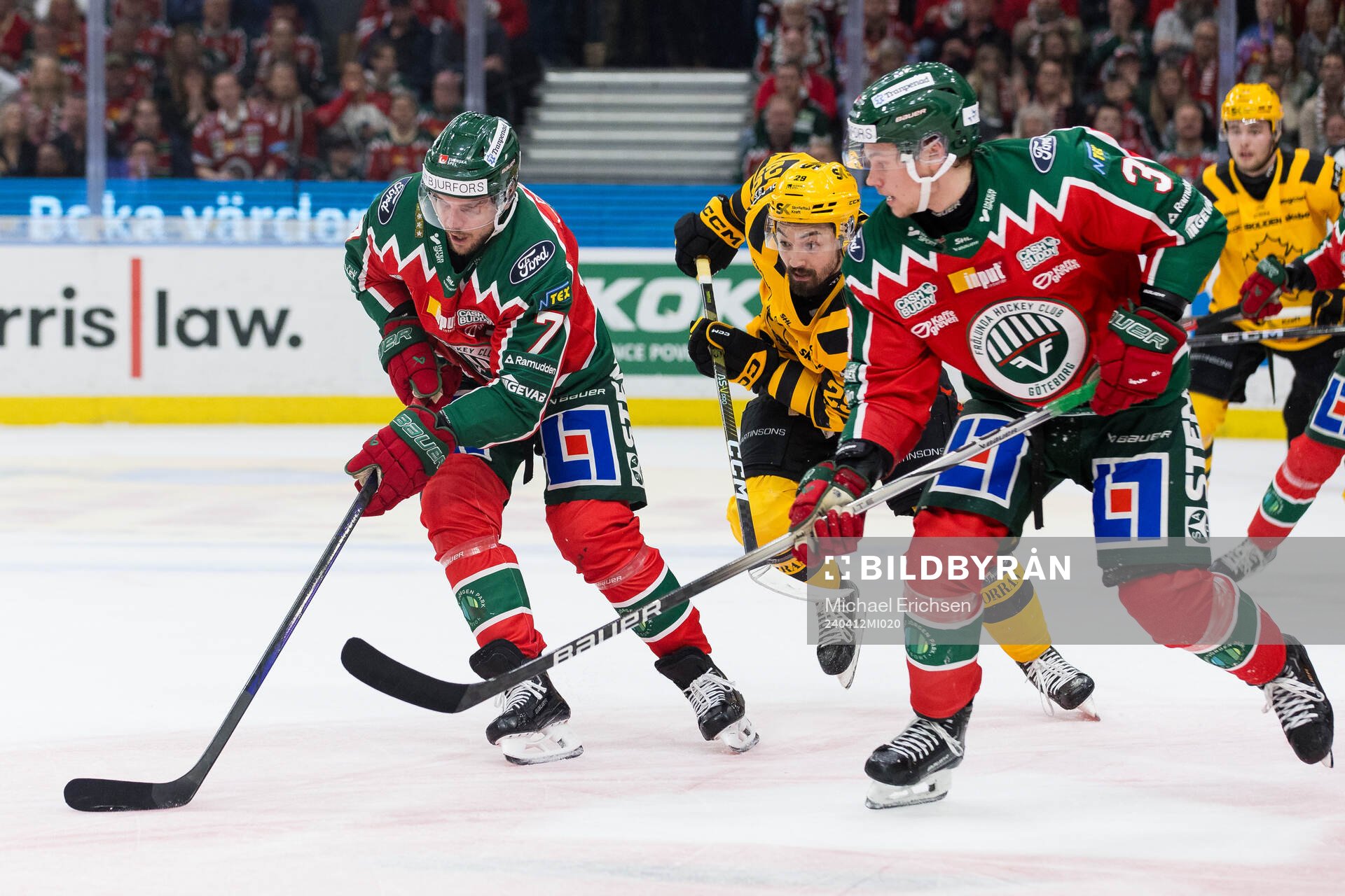 Frölundas Henrik Tömmernes och Albin Sundin