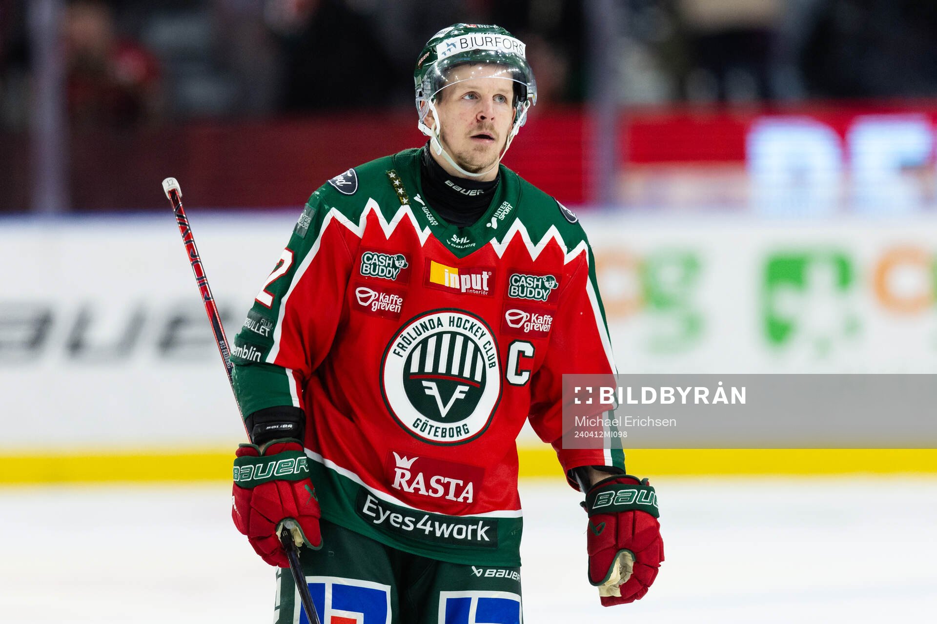 Frölundas Max Friberg deppar