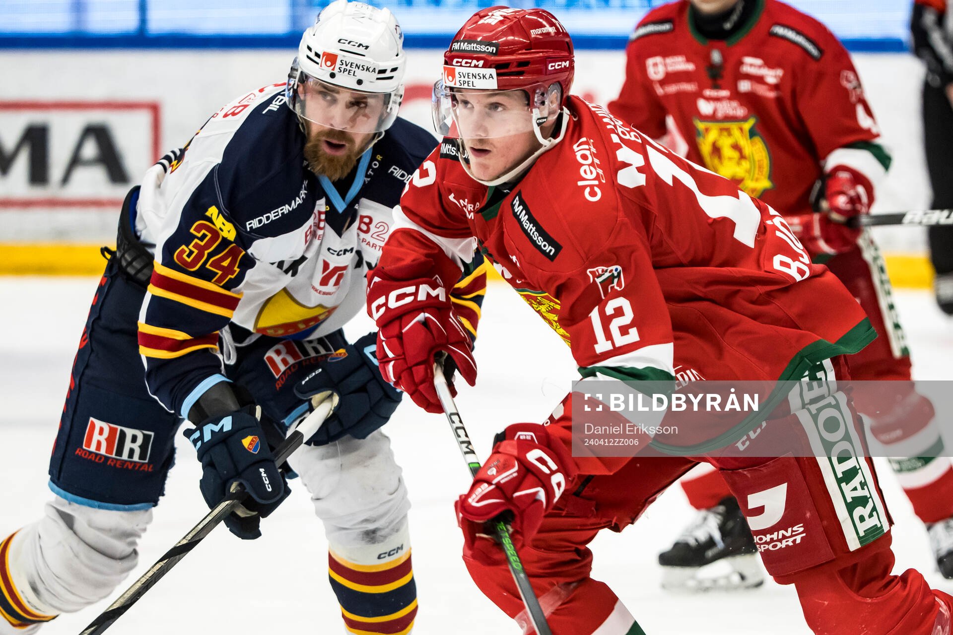 Djurgårdens Daniel Brodin och Moras Filip Björkman