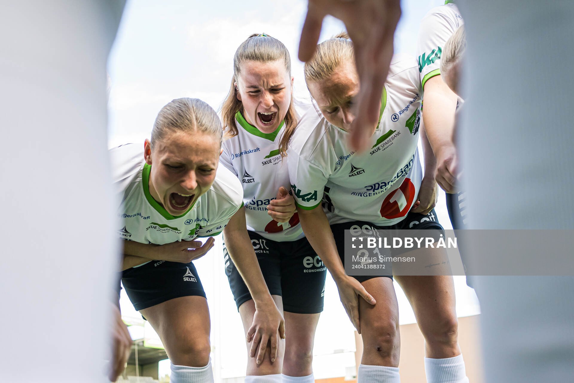 Inger Vadder Sandland, Emilia Ruud and Silje Bekkåsen