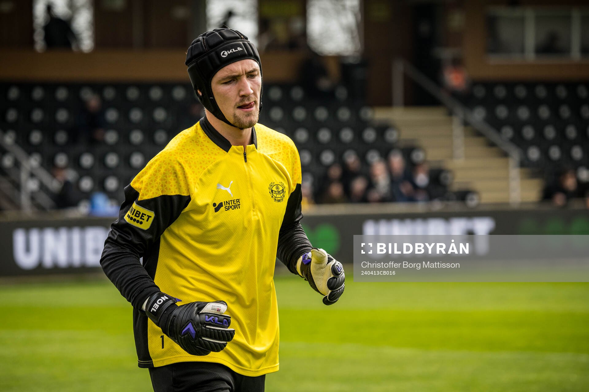 Mjällbys målvakt Noel Törnqvist