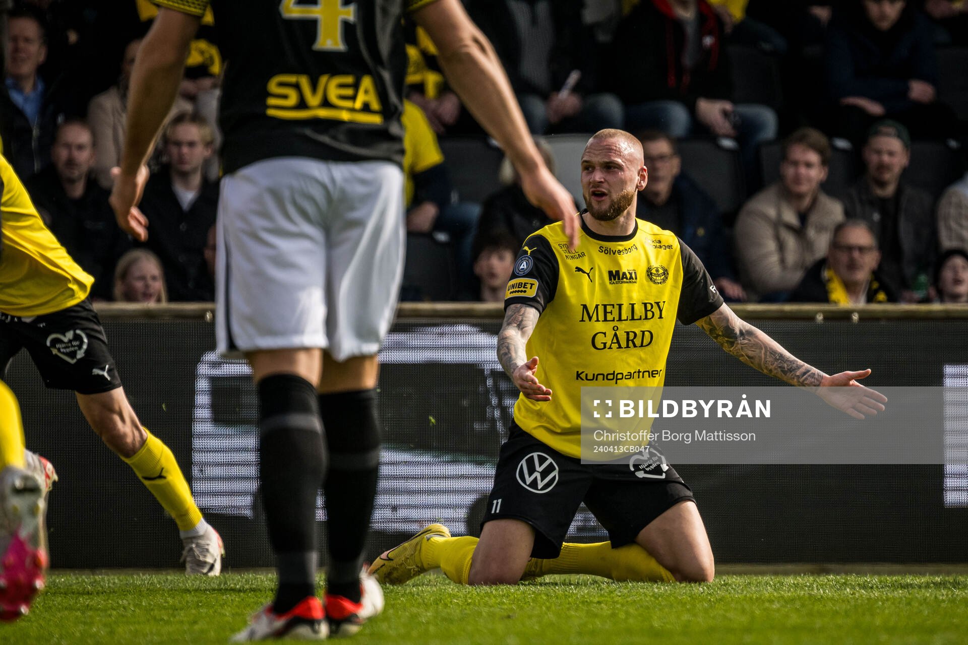 Mjällbys Adam Ståhl deppar
