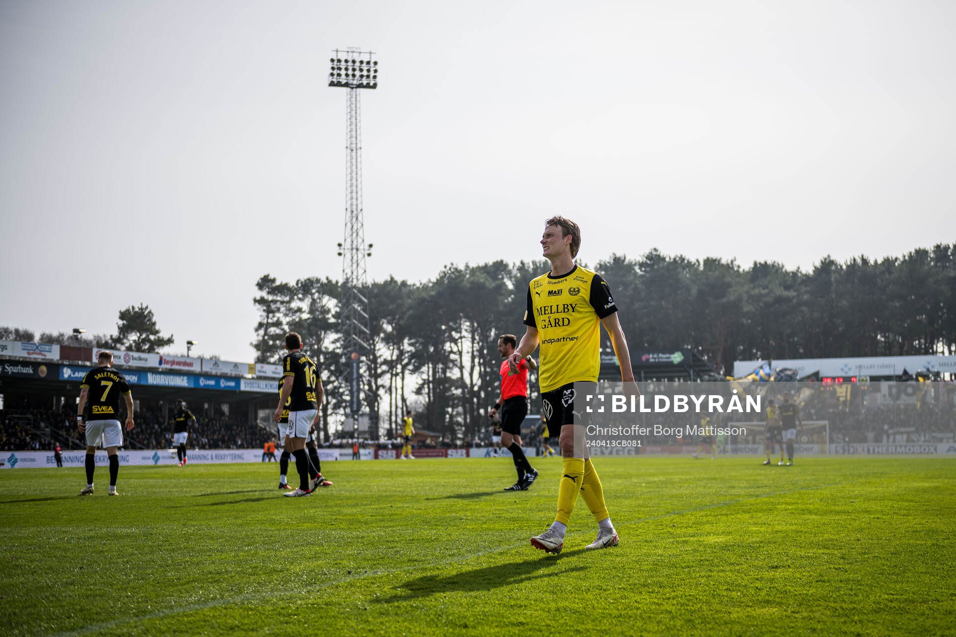 Mjällbys Alexander Johansson deppar