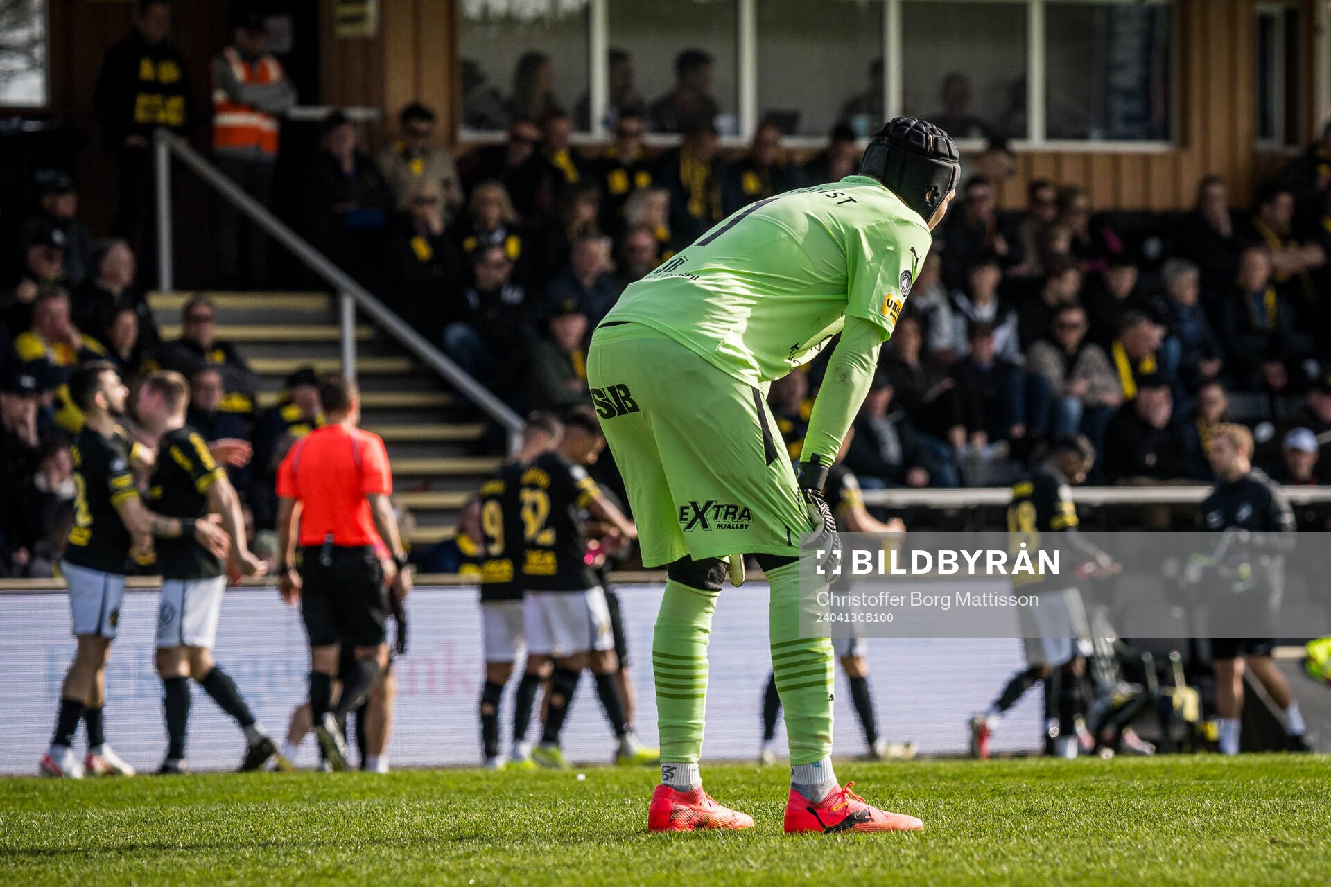 Mjällbys Noel Törnqvist deppar