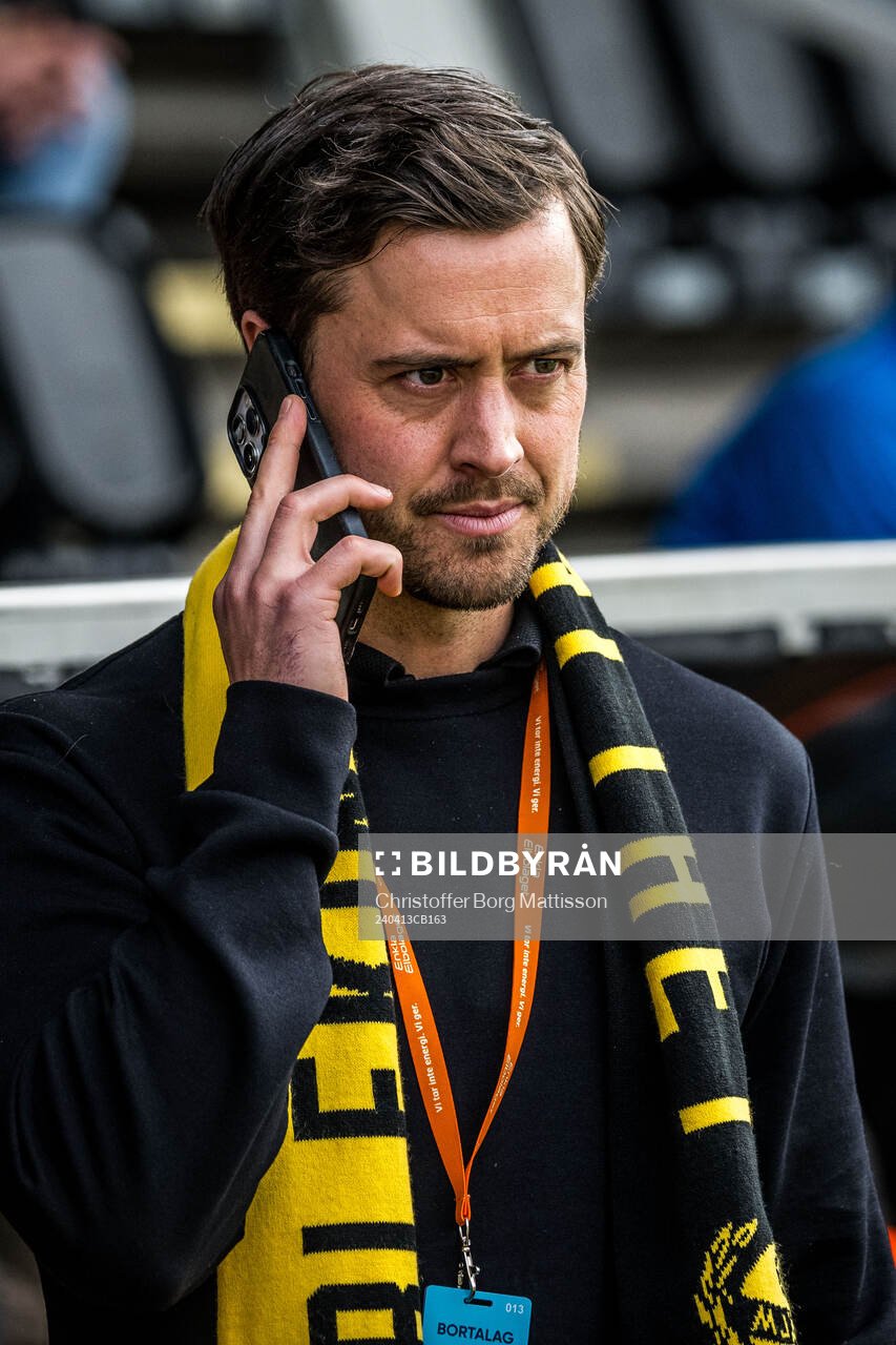 Mjällbys klubbchef Jacob Lennartsson