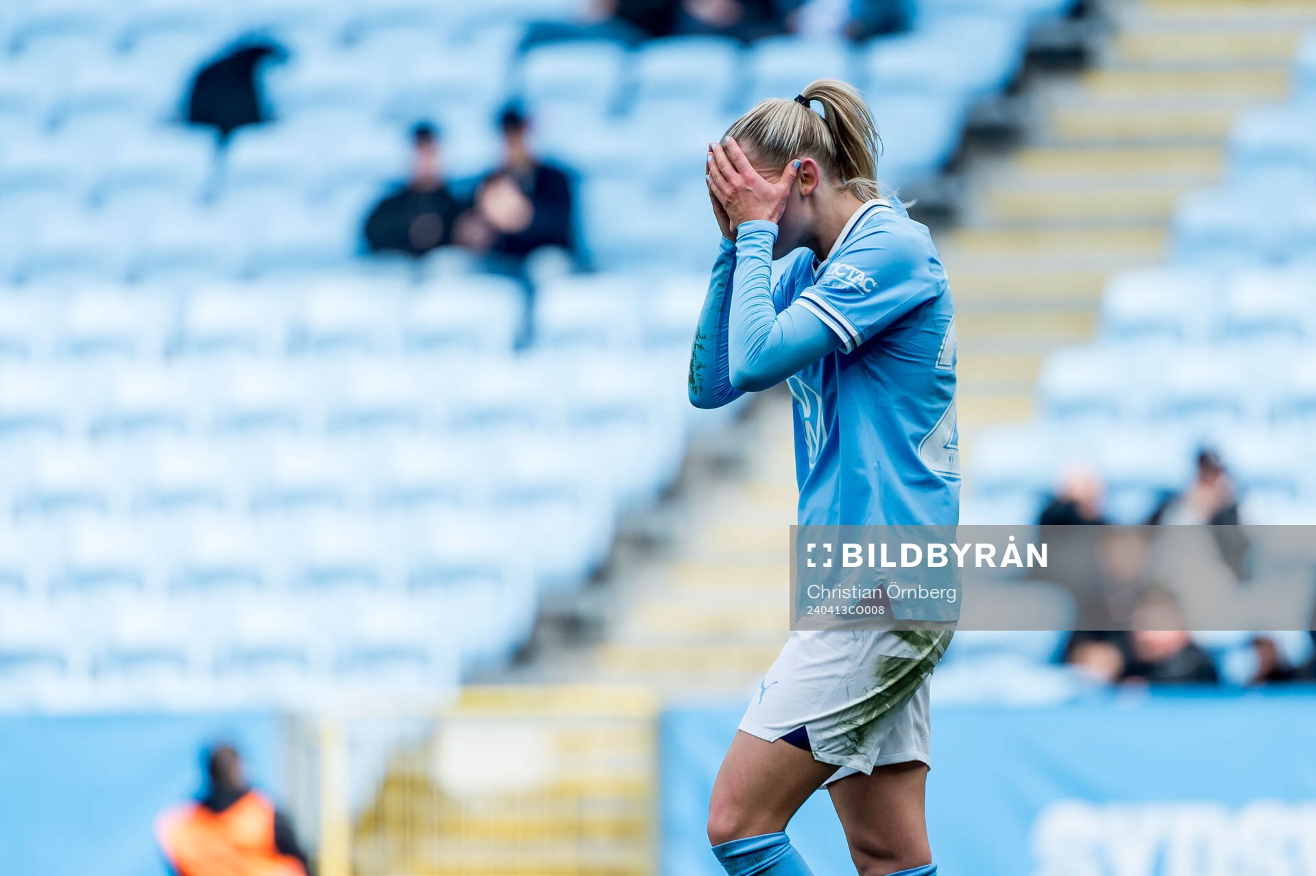 Malmö FFs Beatrice Persson deppar
