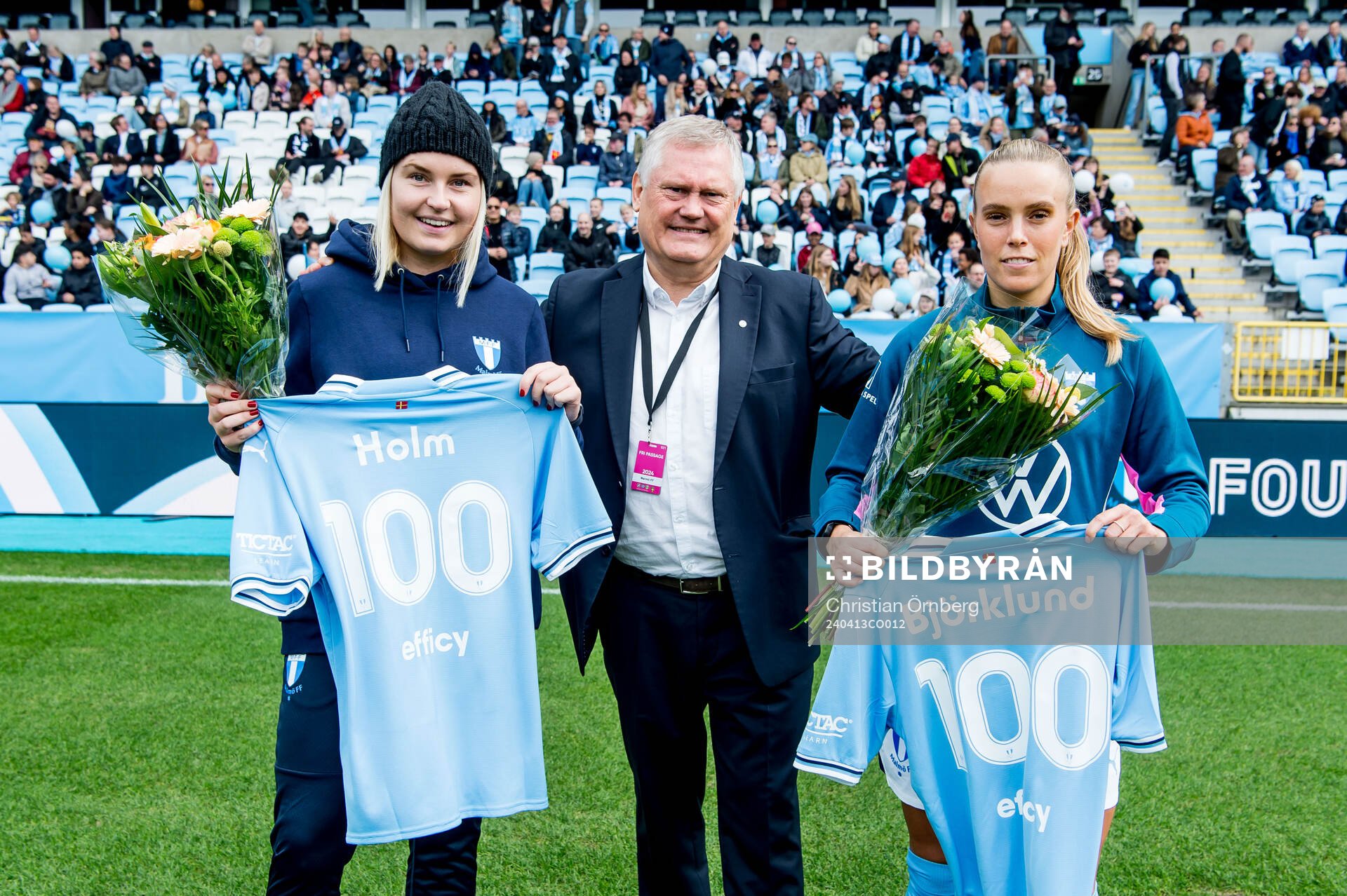 Malmö FFs Rebecka Holm och Elin Björklund hyllas