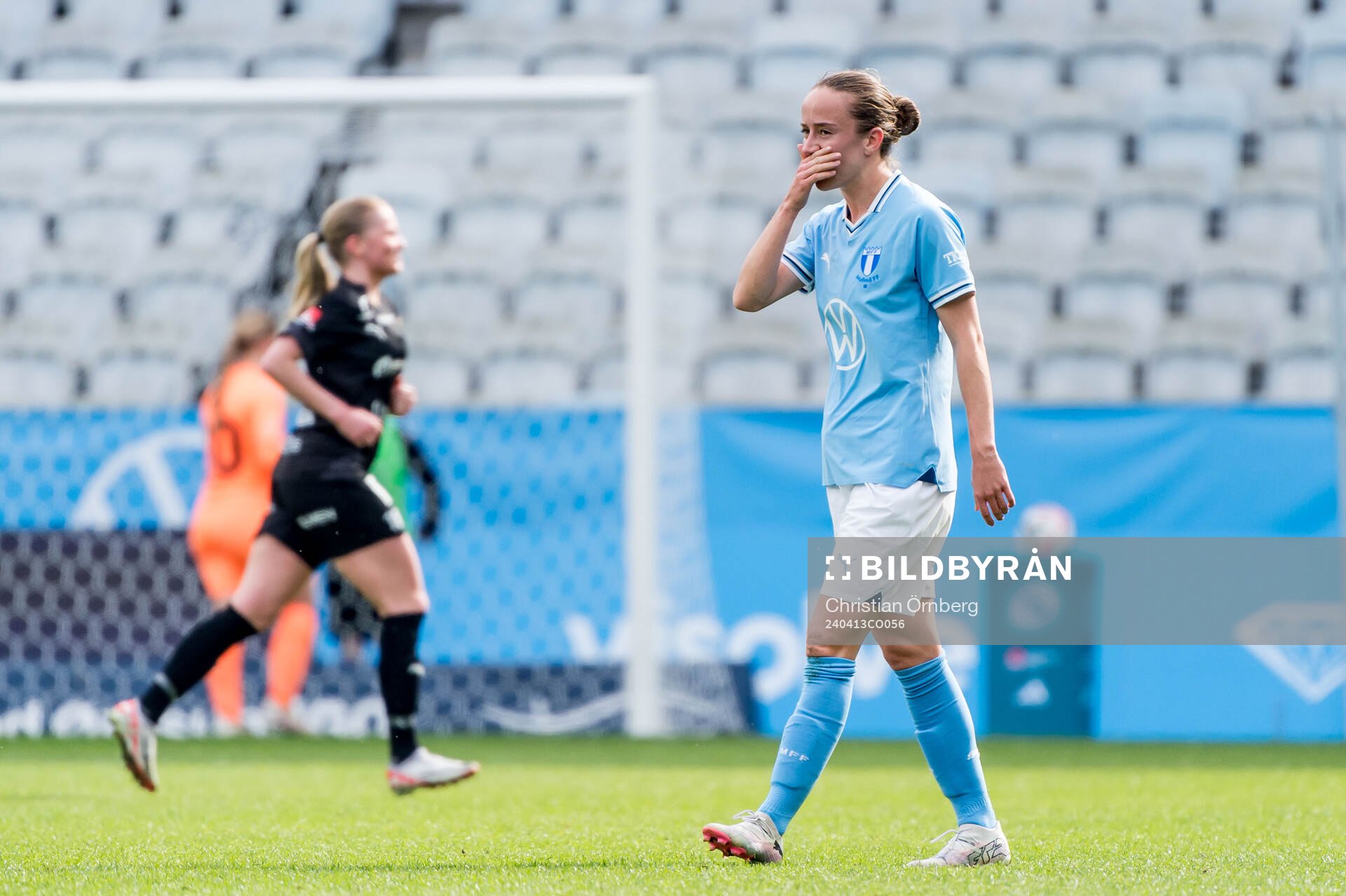 Malmö FFs Anna Plantin deppar