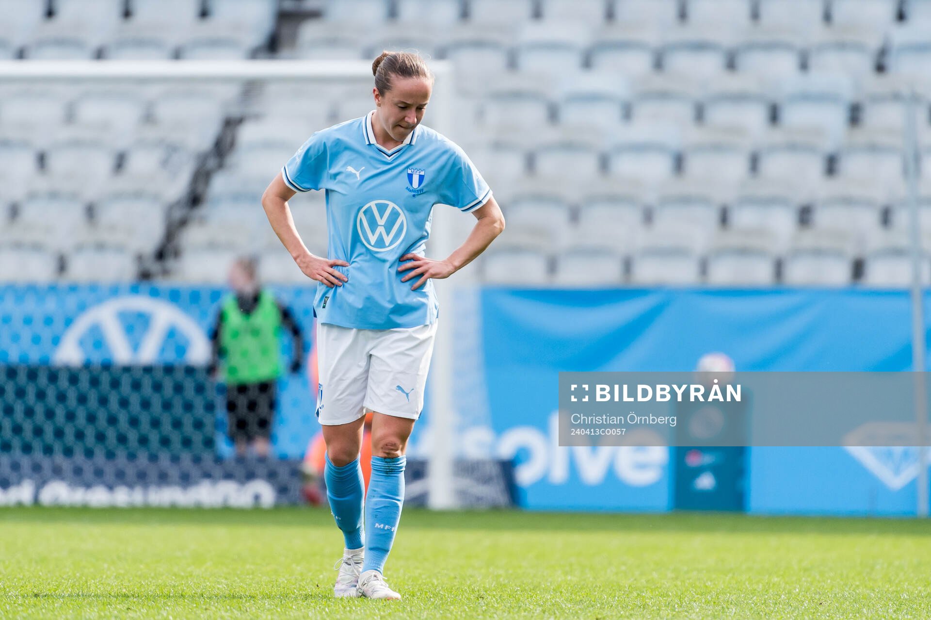 Malmö FFs Anna Plantin deppar