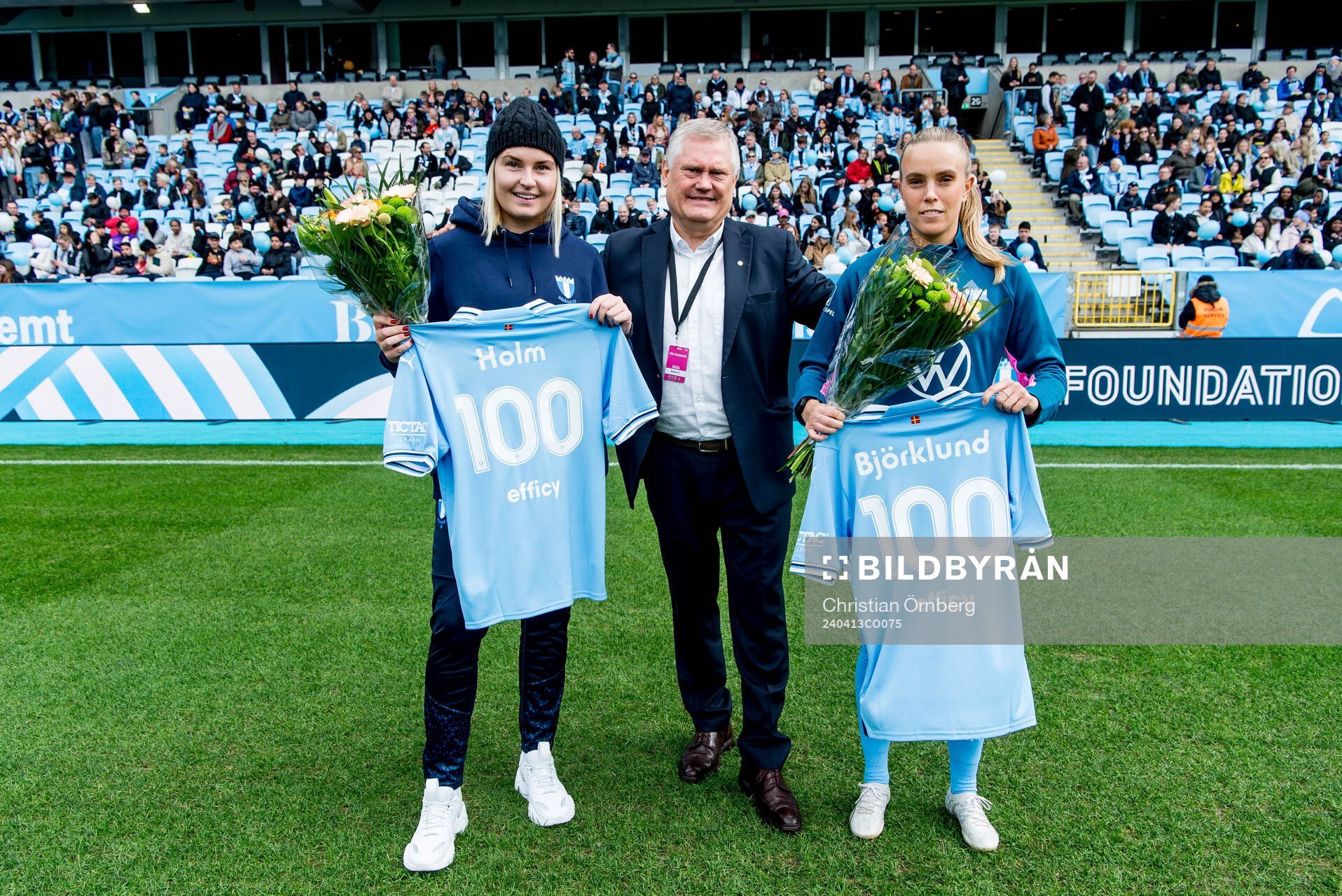 Malmö FFs Rebecka Holm och Elin Björklund hyllas