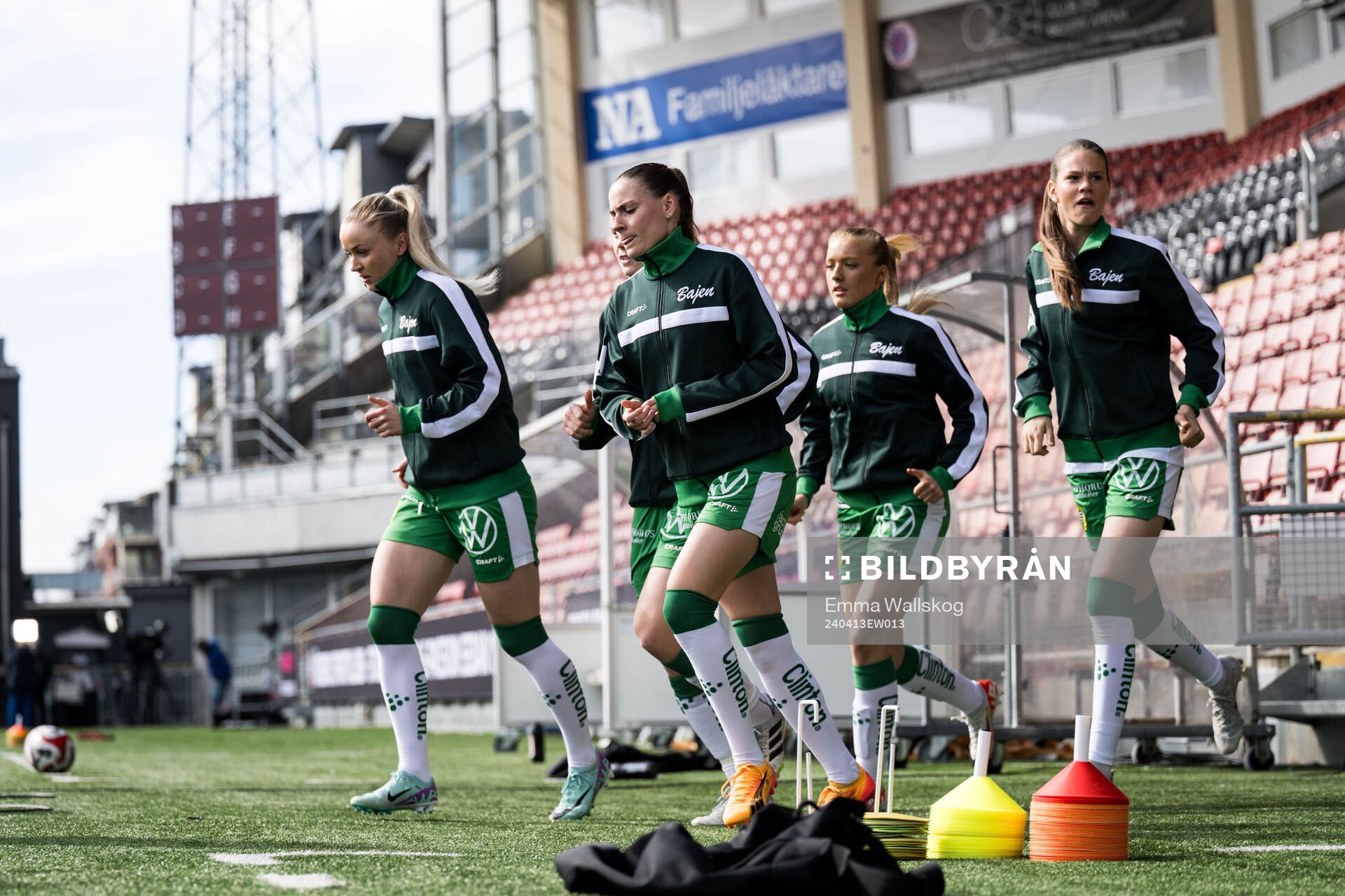 Hammarbys Stina Lennartsson, Smilla Vallotto, Smilla