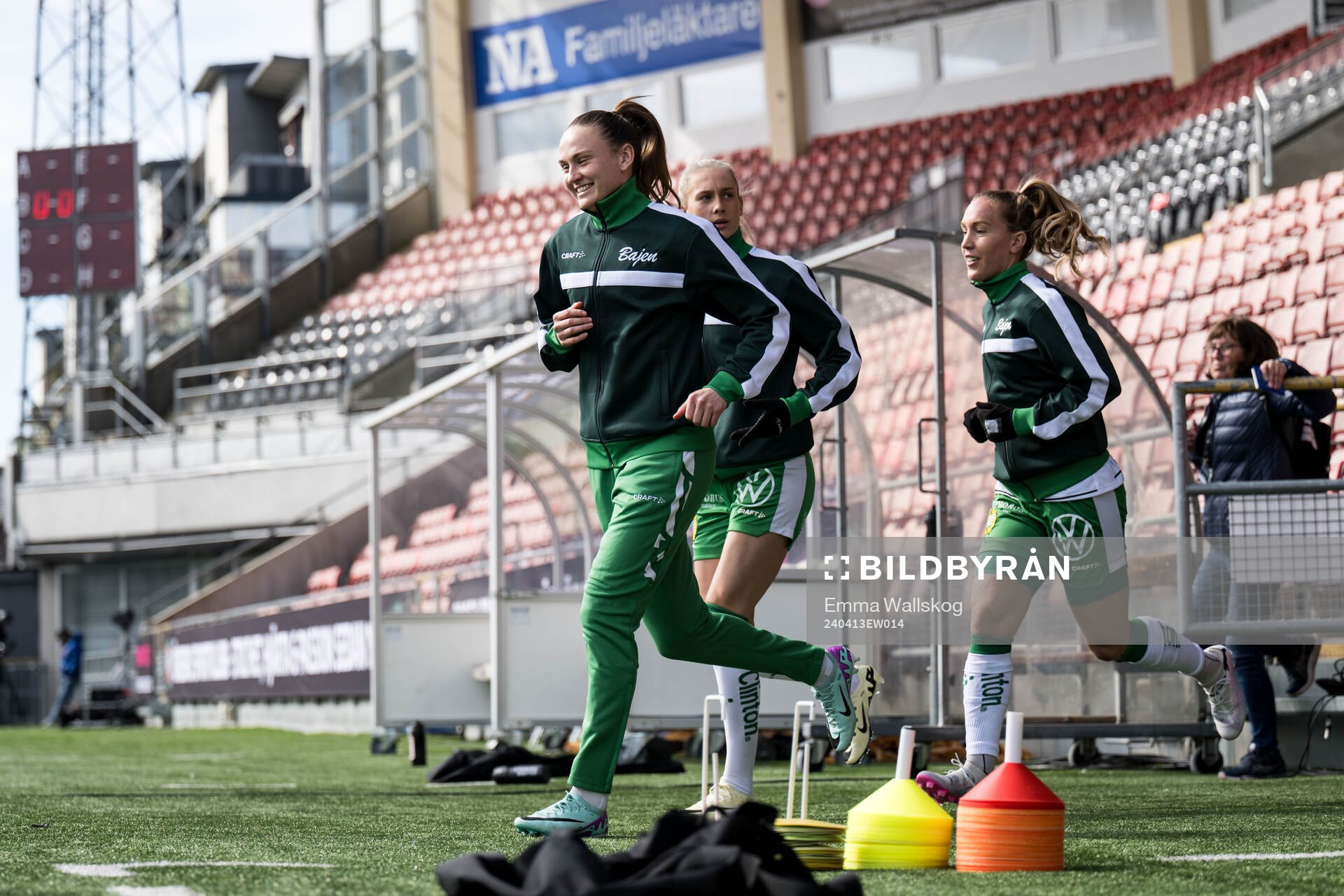 Hammarbys Vilde Hasund och Julia Roddar