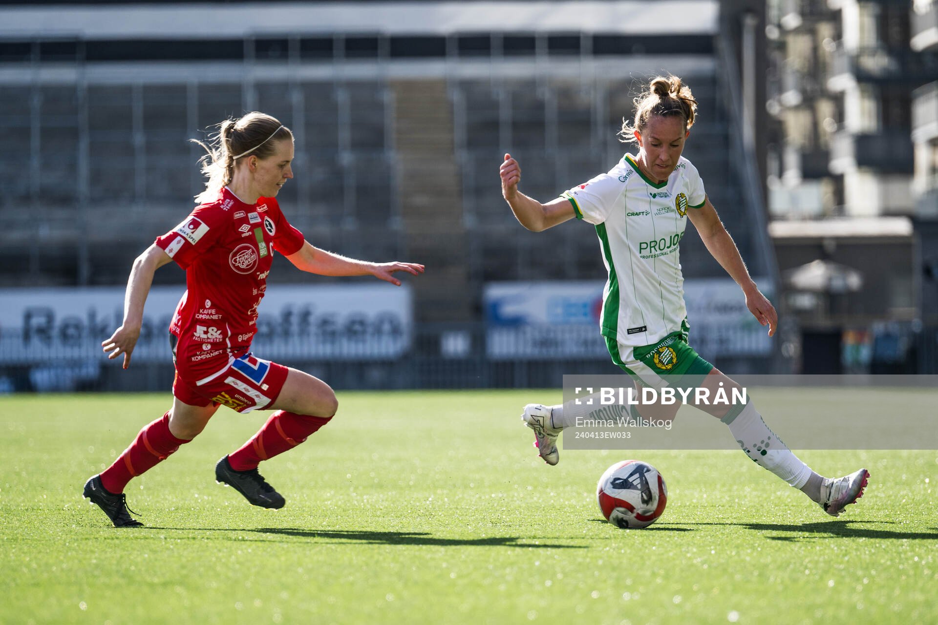KIF Örebros Beatrice Gärds och Hammarbys Julia Roddar