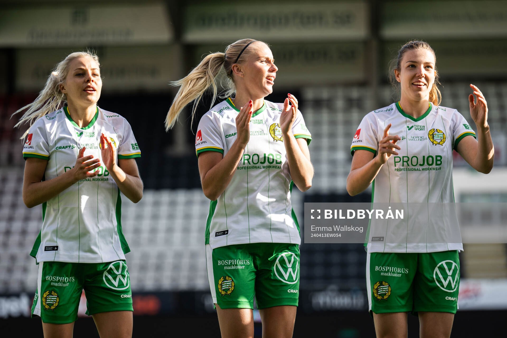 Hammarbys Lotta Ökvist, Stina Lennartsson oc Emma Westin