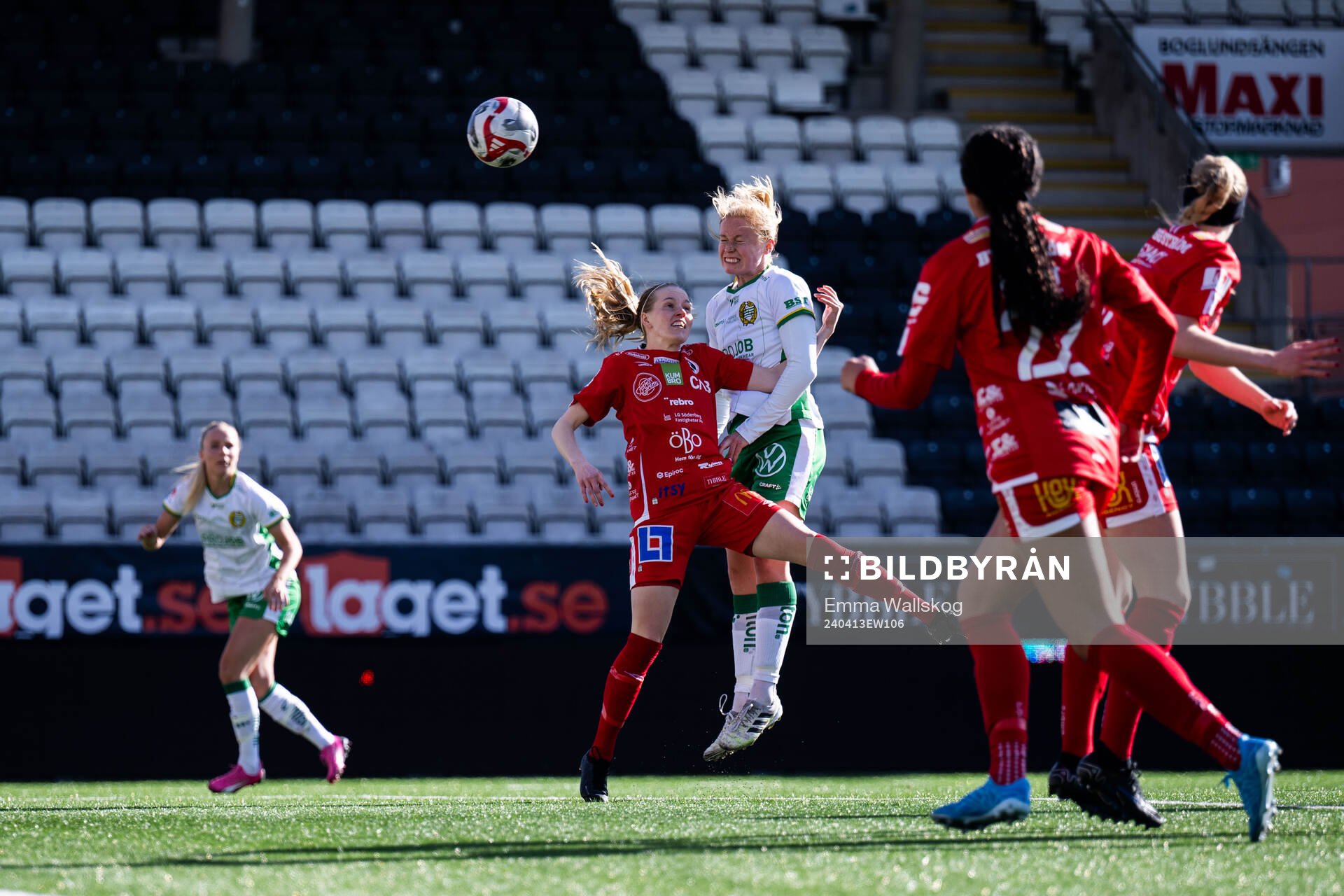 KIF Örebros Beatrice Gärds och Hammarbys Julie Blakstad