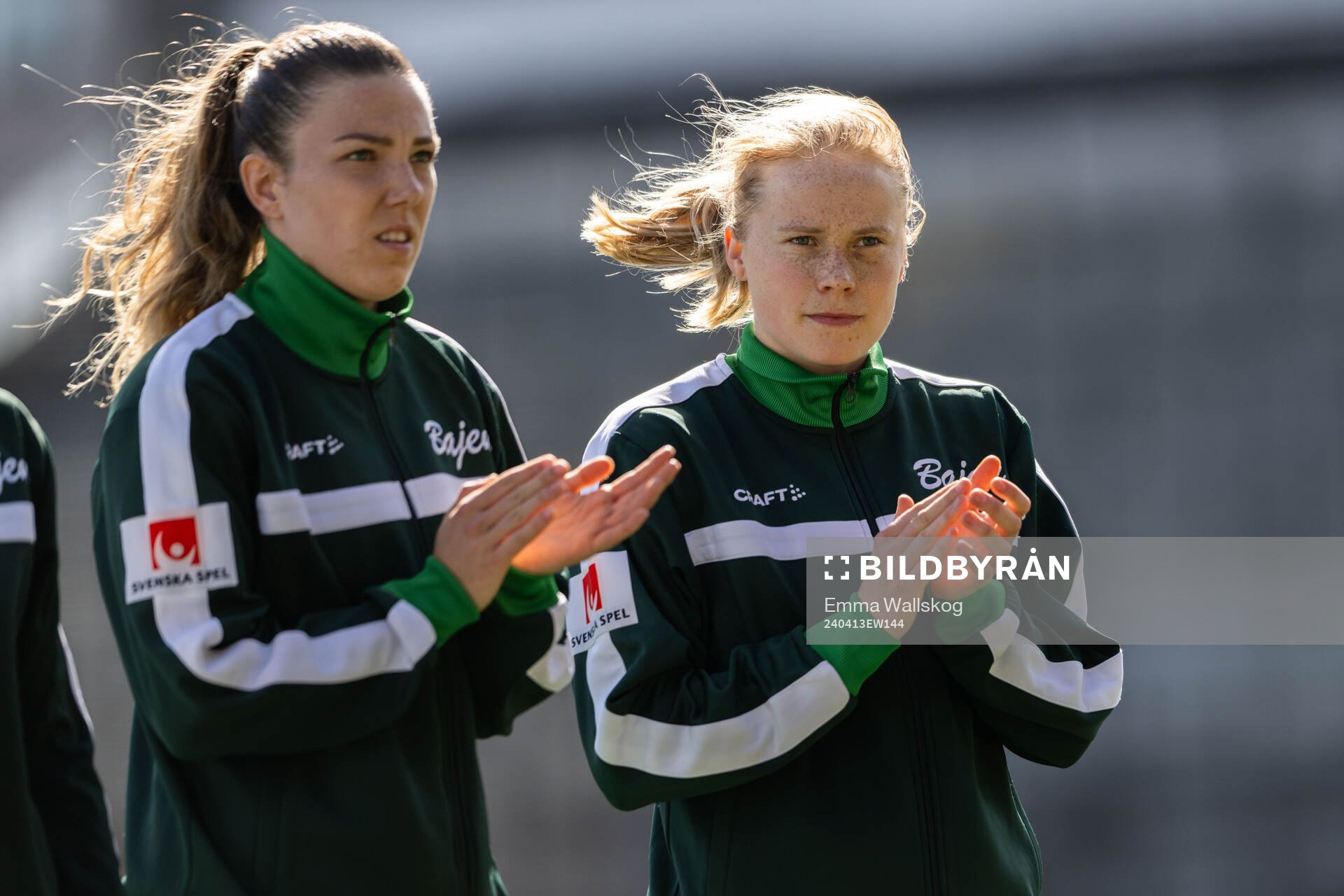 Hammarbys Emma Westin och Julie Blakstad